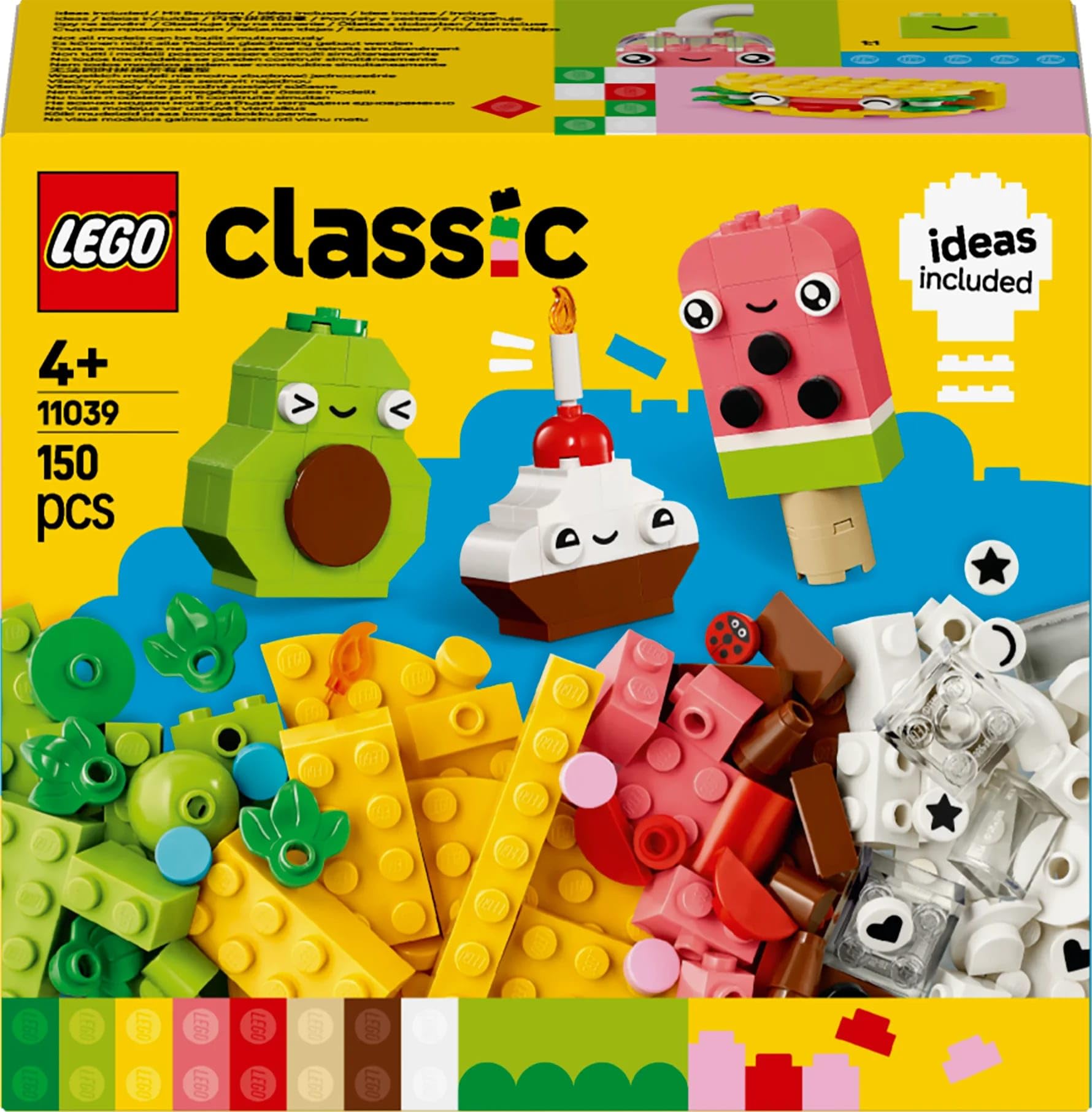 LEGO Classic Creative Food Friends Playset - Building Toy for 4+ Year Olds 8