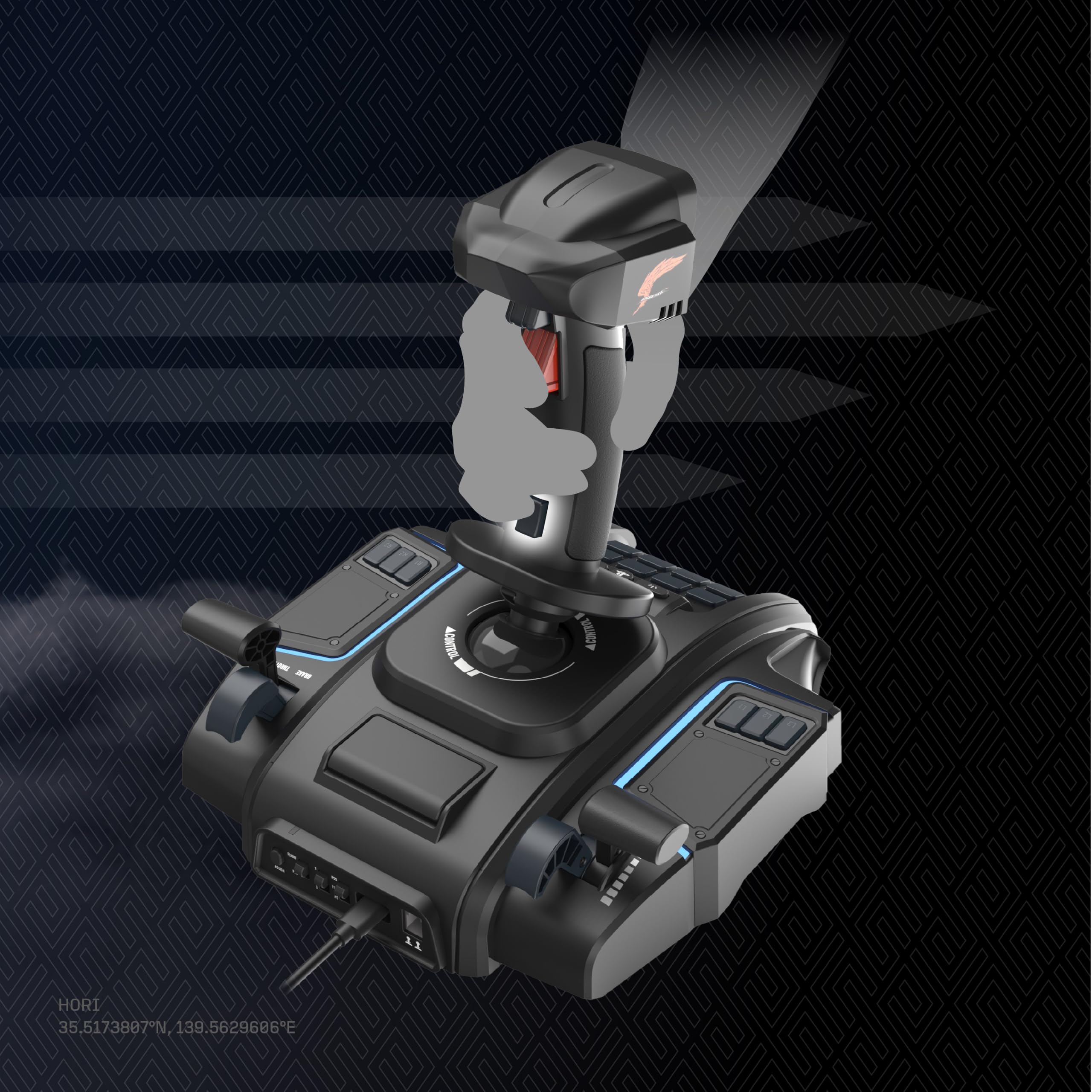 Hori ACE COMBAT 8: WINGS OF THEVE Flight Stick | PS5, PS4, PC