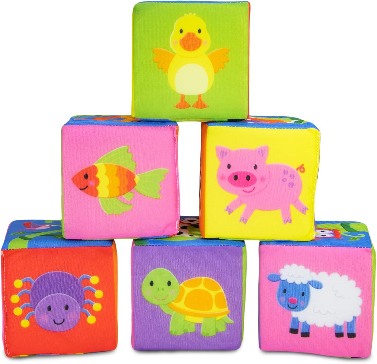 Galt Soft Blocks - Educational Stacking Toy for Babies 6 Months+ 5