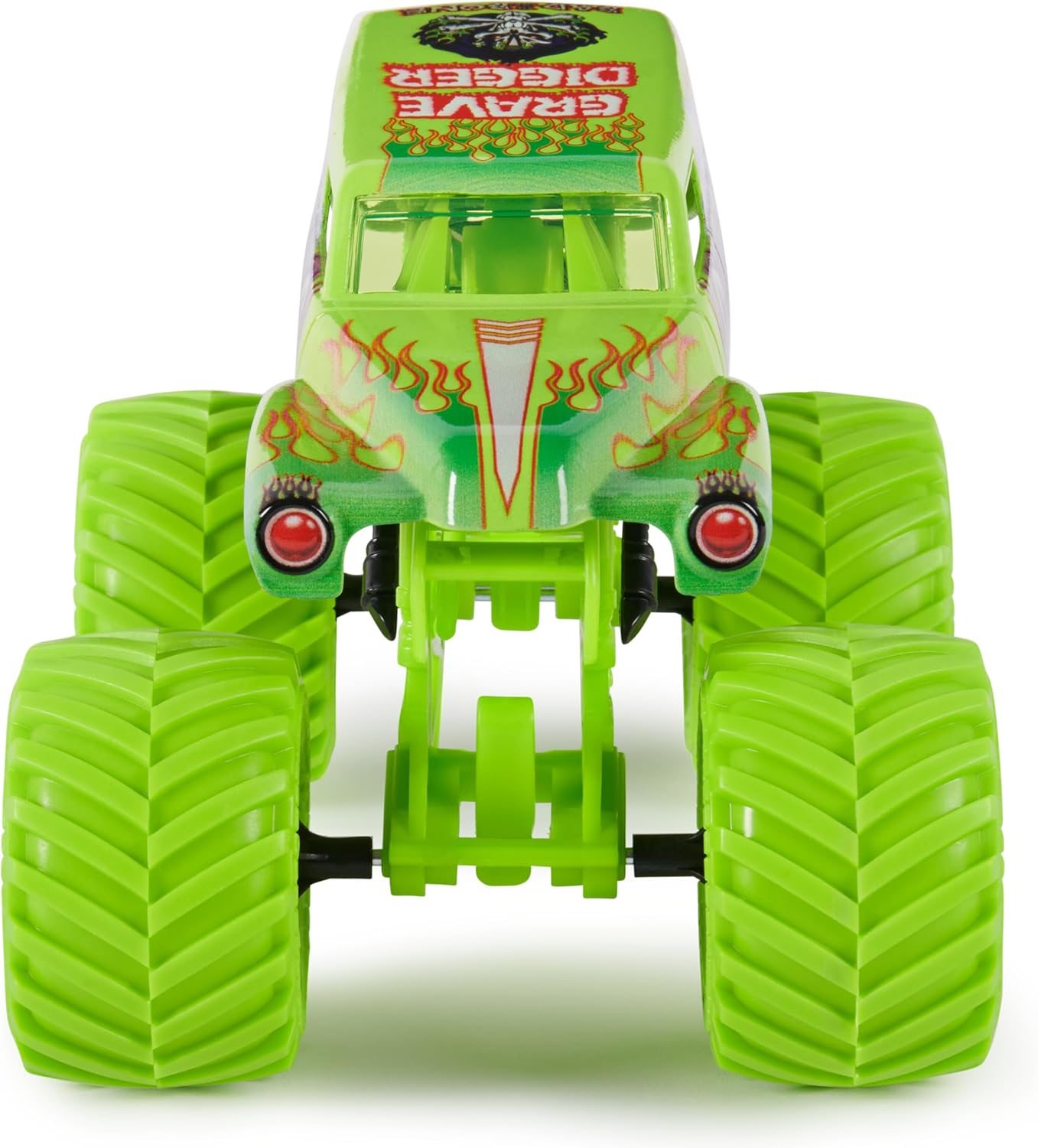 Monster Jam Grave Digger Monster Truck - 1:24 Scale Die-Cast Vehicle for Kids 4
