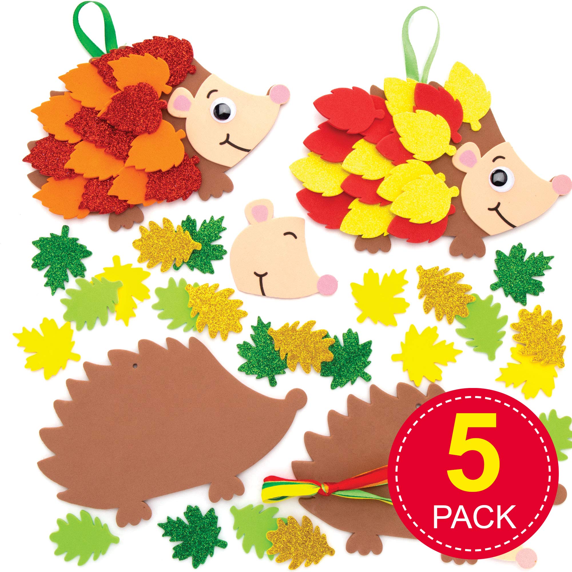 Baker Ross Leafy Hedgehog Craft Kit - Autumn and Winter Arts and Crafts Activity (AW937) 4
