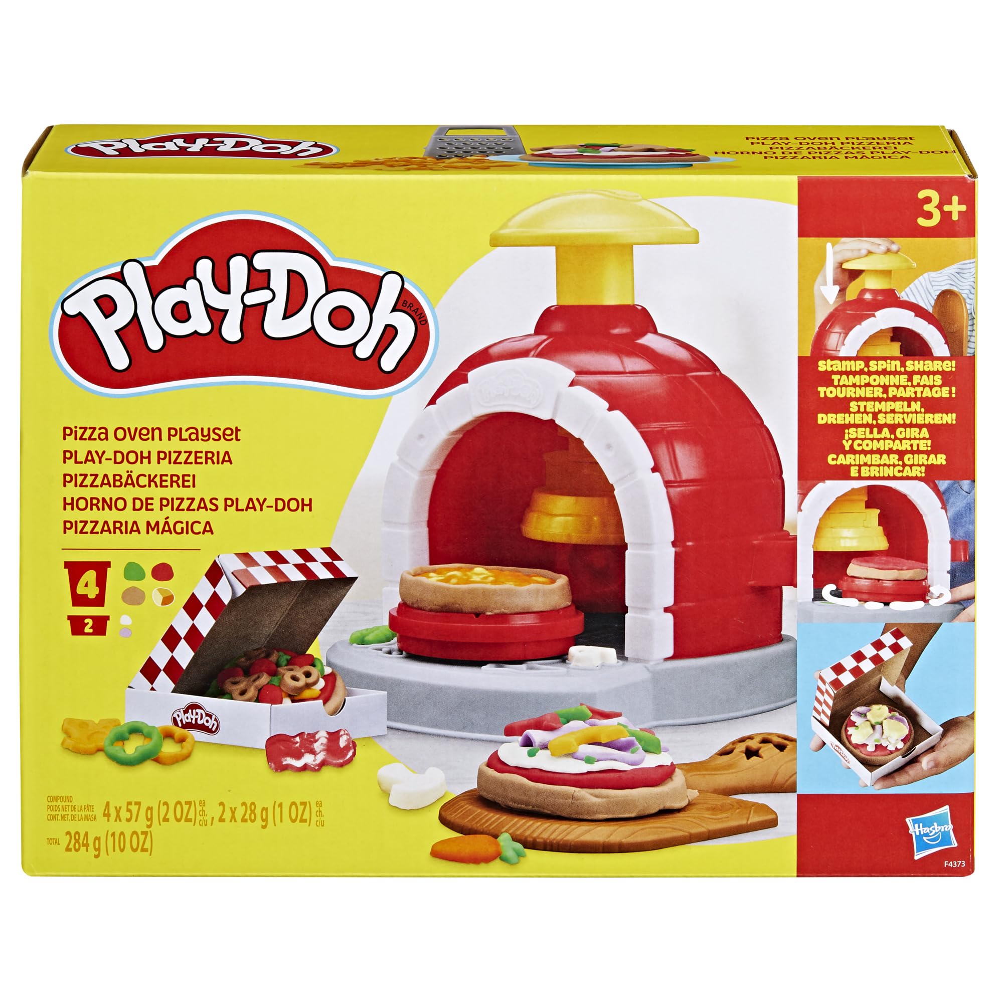 Play-Doh Kitchen Creations Pizza Oven Playset - 6 Colors & 8 Tools for Kids 3+ 15