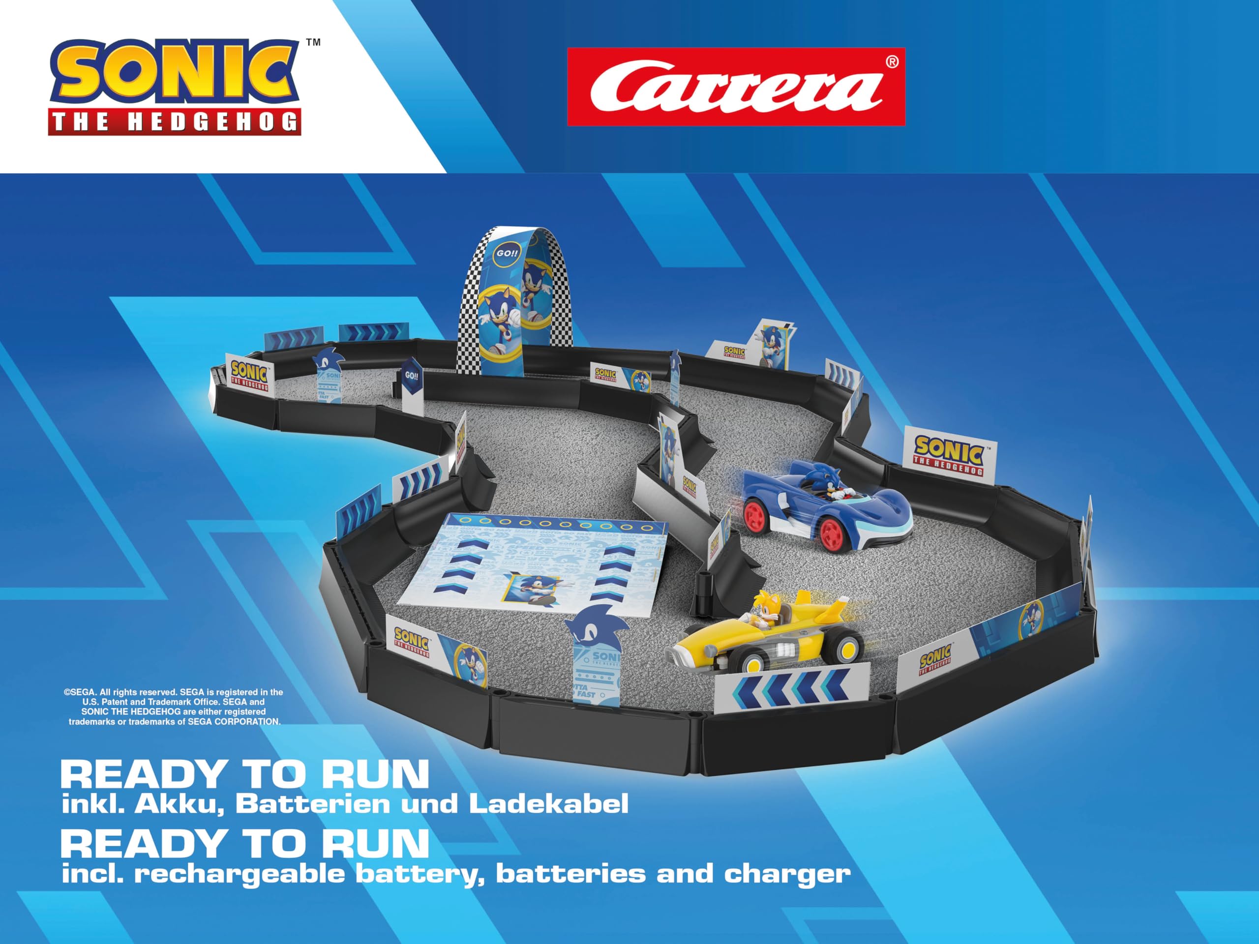 Carrera RC Sonic The Hedgehog - Team Sonic Racing Tabletop Racing Set 10