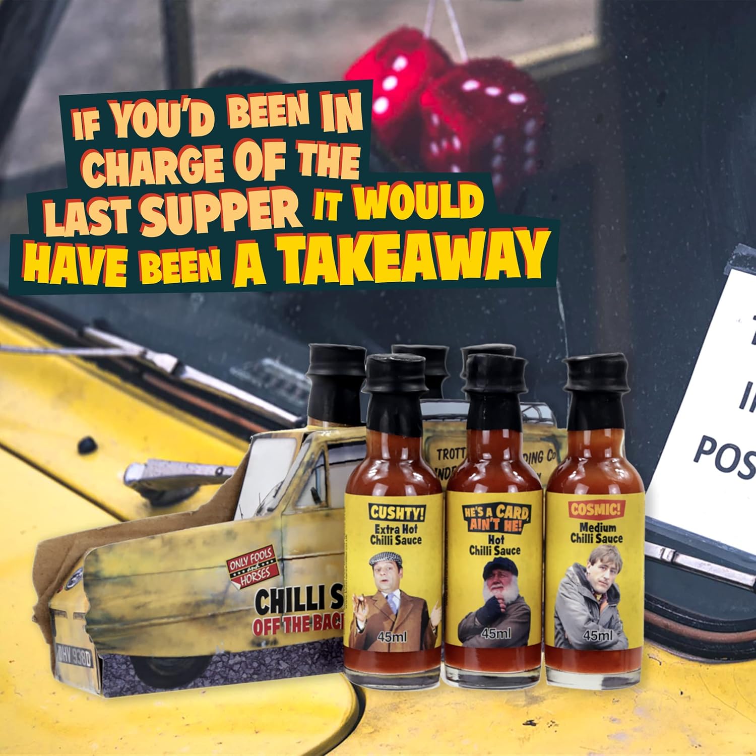 Kimm & Miller - Only Fools and Horses Chilli Sauce Gift Set 5