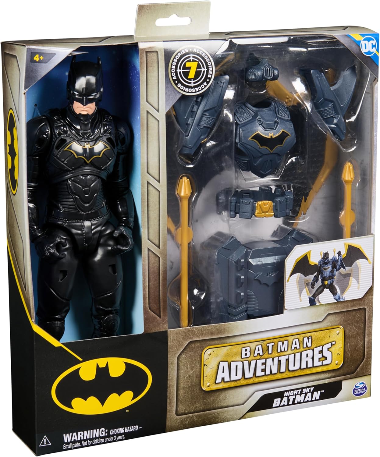 Night Sky Batman Action Figure - 30cm with Expandable Wings & 17 Points of Articulation 6