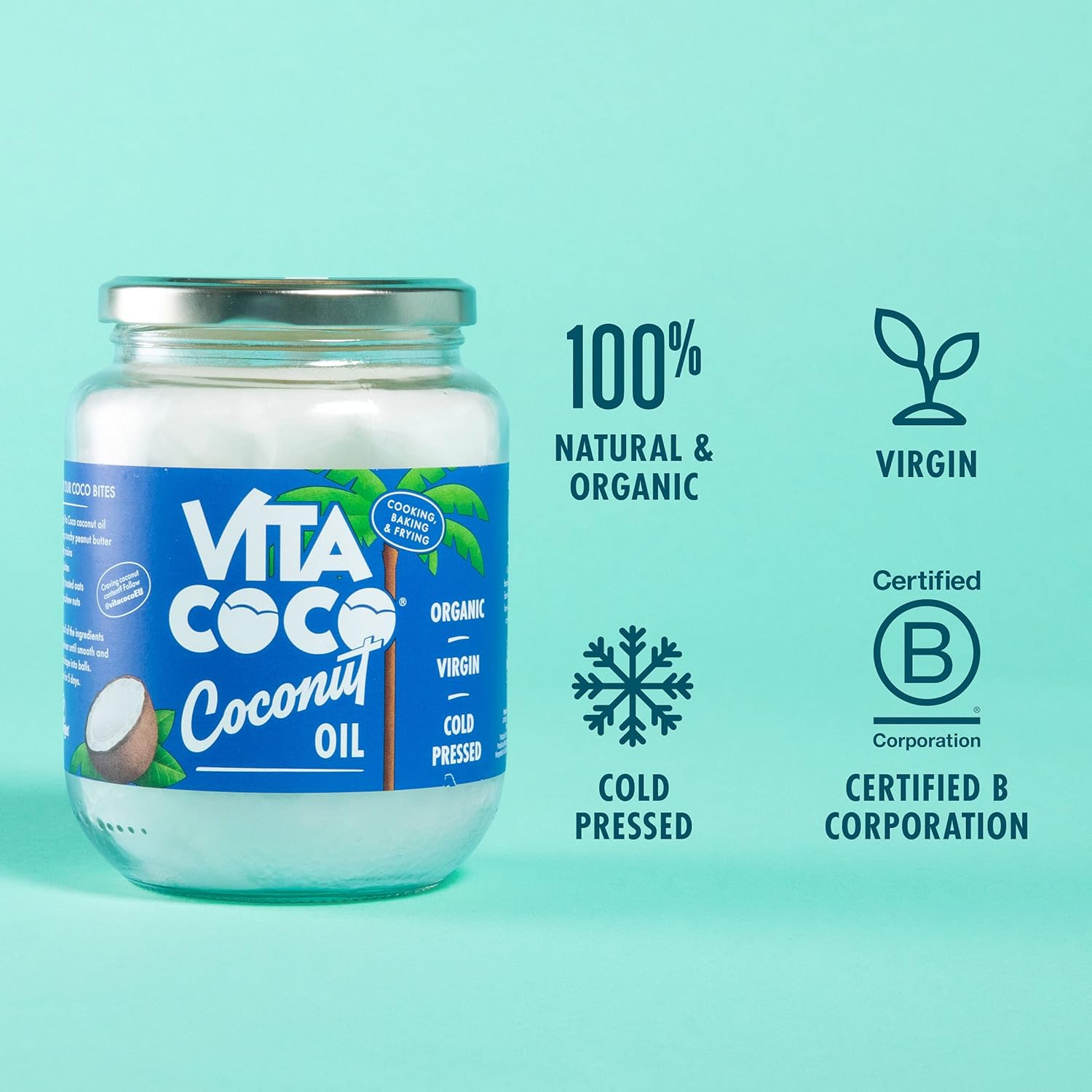 Vita Coco Bio-Kokosöl – Extra Vergine Kaltgepresst (750 ml) 5