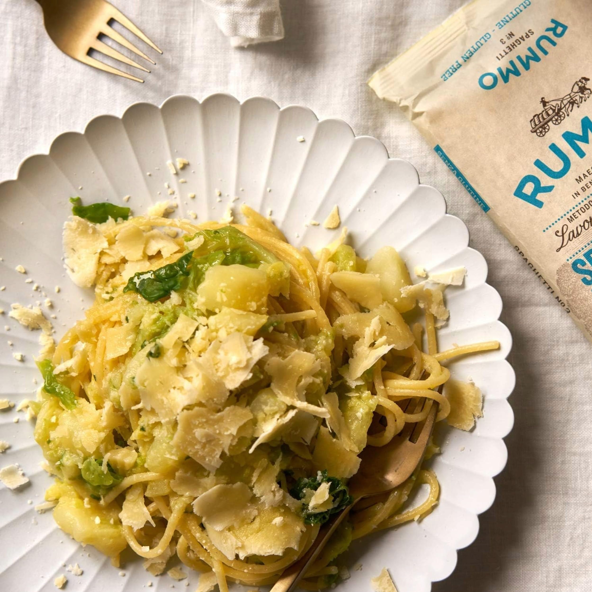 Rummo Gluten Free Spaghetti Pasta No. 3 - 340g Pack of 1 | Made in Italy