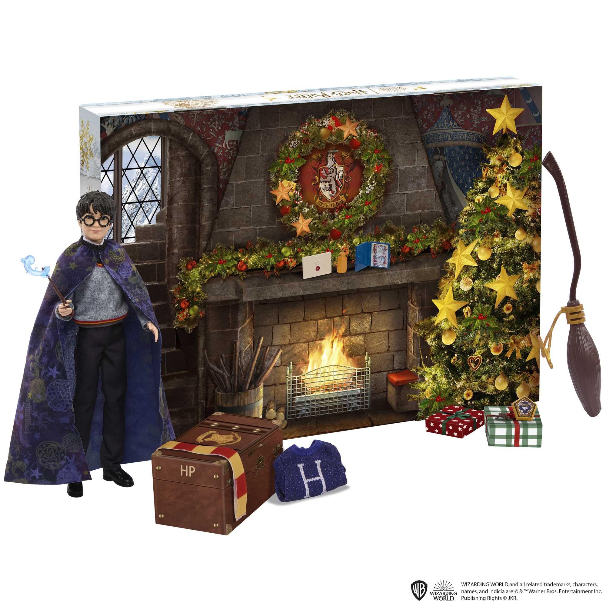 Harry Potter Gryffindor Advent Calendar with 12-Inch Doll & 24 Surprise Accessories - HND80 5