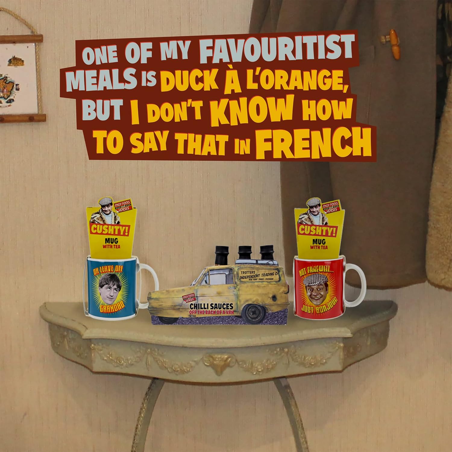 Kimm & Miller - Only Fools and Horses Chilli Sauce Gift Set 6