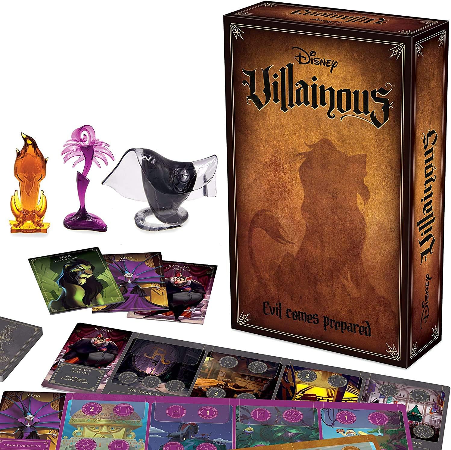 Ravensburger Disney Villainous Evil Comes Prepared Strategy Board Game