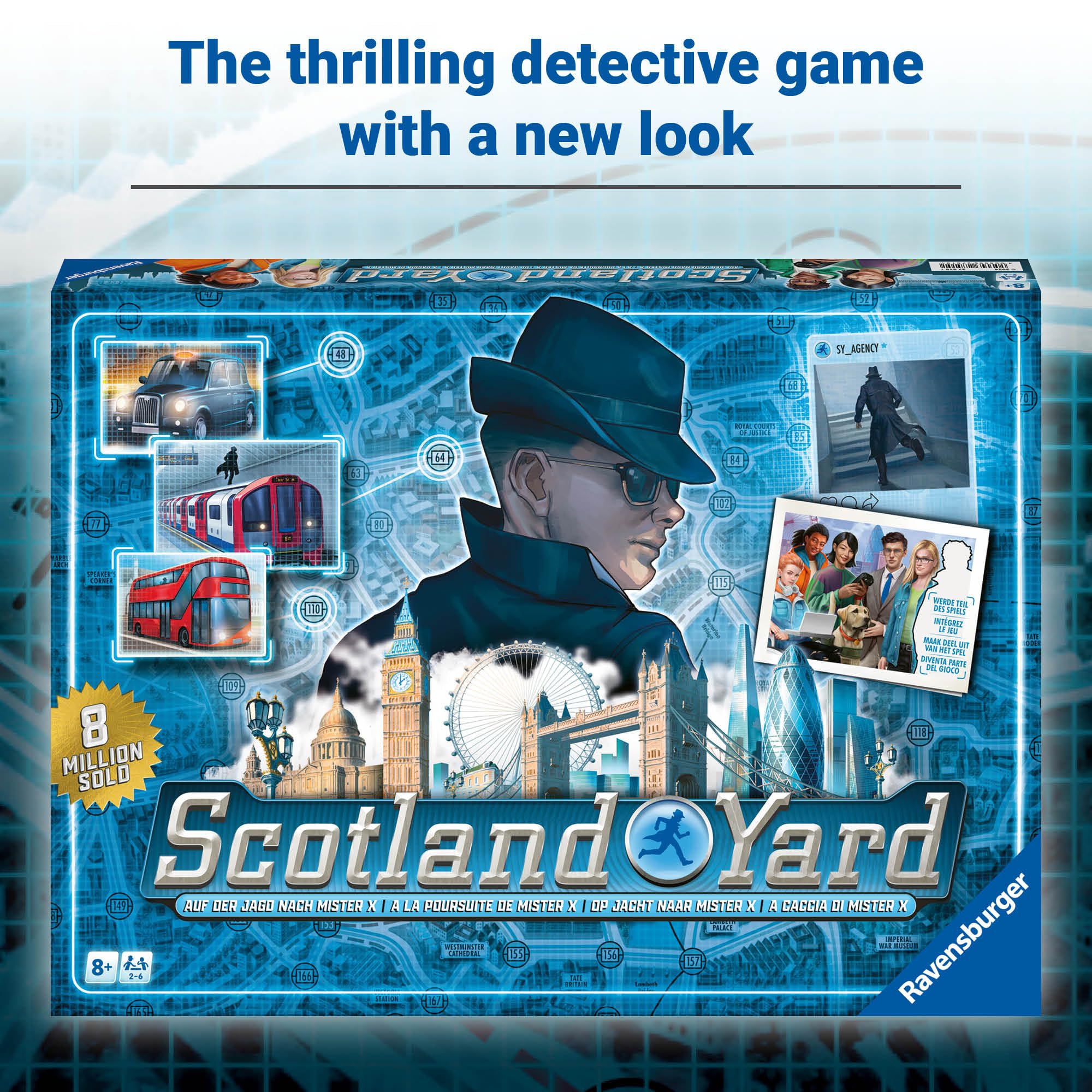 Ravensburger Scotland Yard Family Strategy Board Game 4