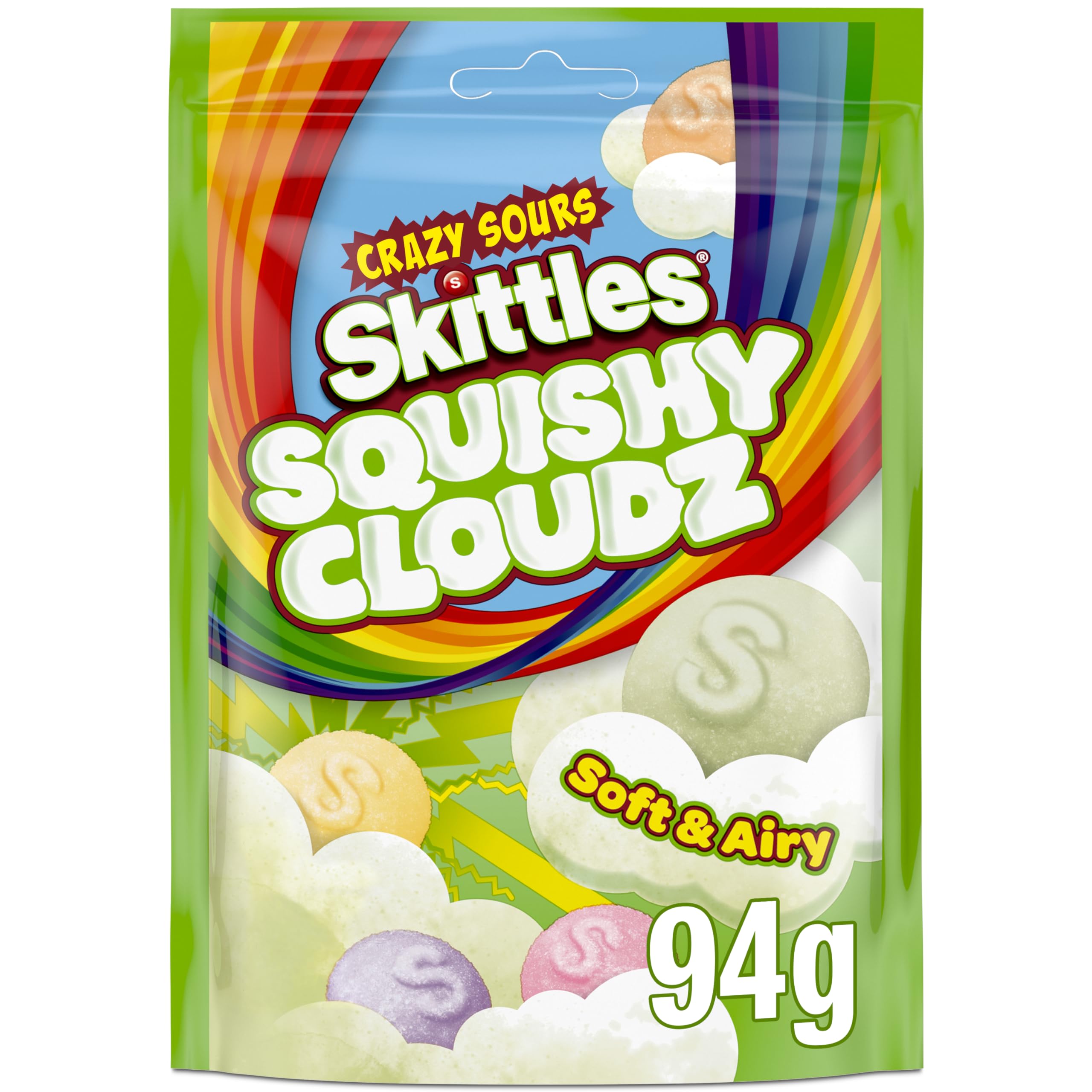 Skittles - Squishy Cloudz Saure Süßigkeiten