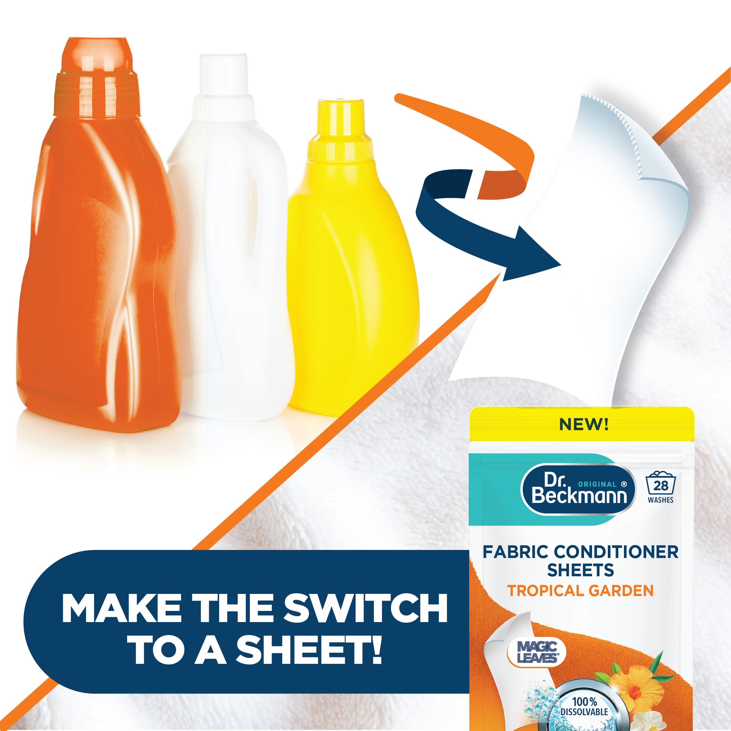 Dr. Beckmann Weichspülerblätter - Tropischer Gartenduft 4