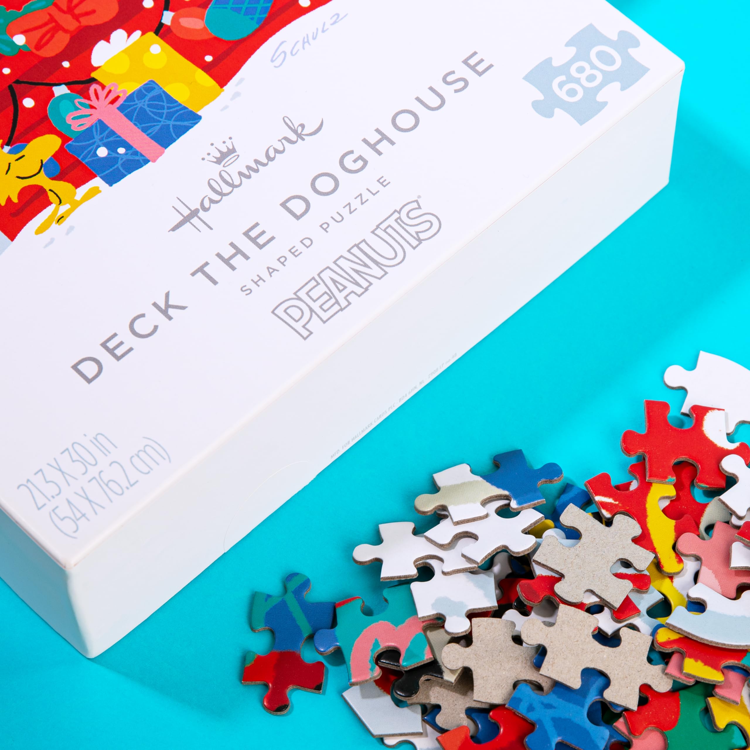 Hallmark SNOOPY's Doghouse Jigsaw Puzzle - 680-Piece PEANUTS Christmas Puzzle 5