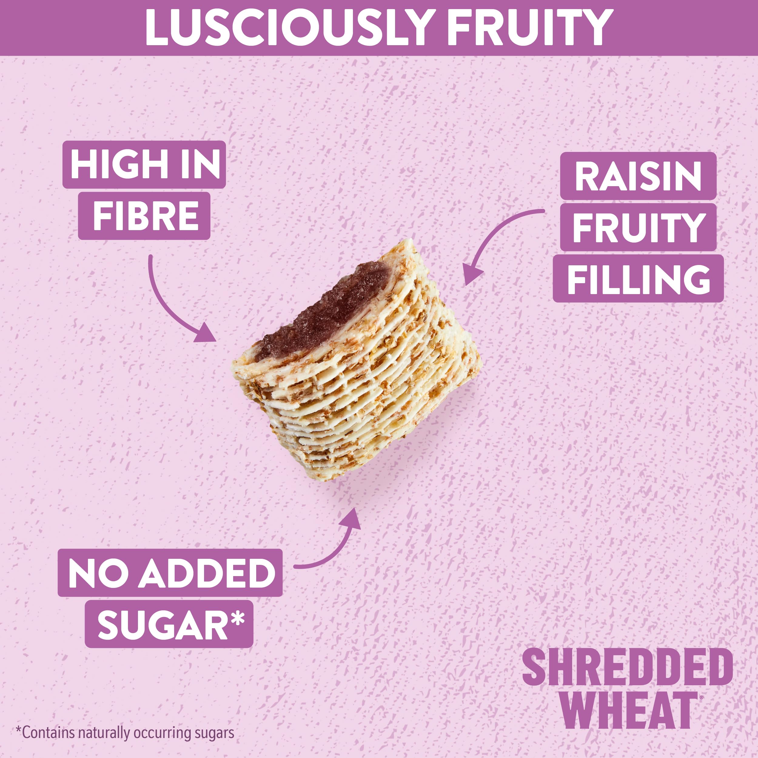 Nestlé Shredded Wheat - Bitesize Raisin Wholegrain Cereal | Small Size 3