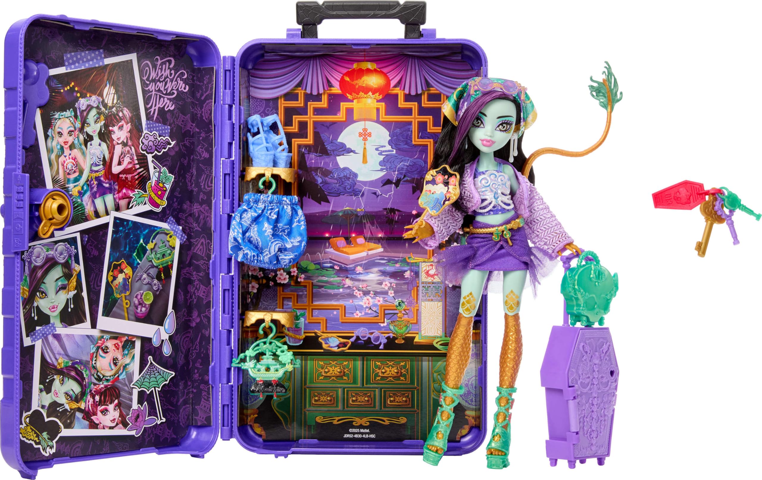 Monster High Skulltimate Secrets Jinafire Long Doll & Accessories Playset - 19+ Surprises, Ages 4+ 3