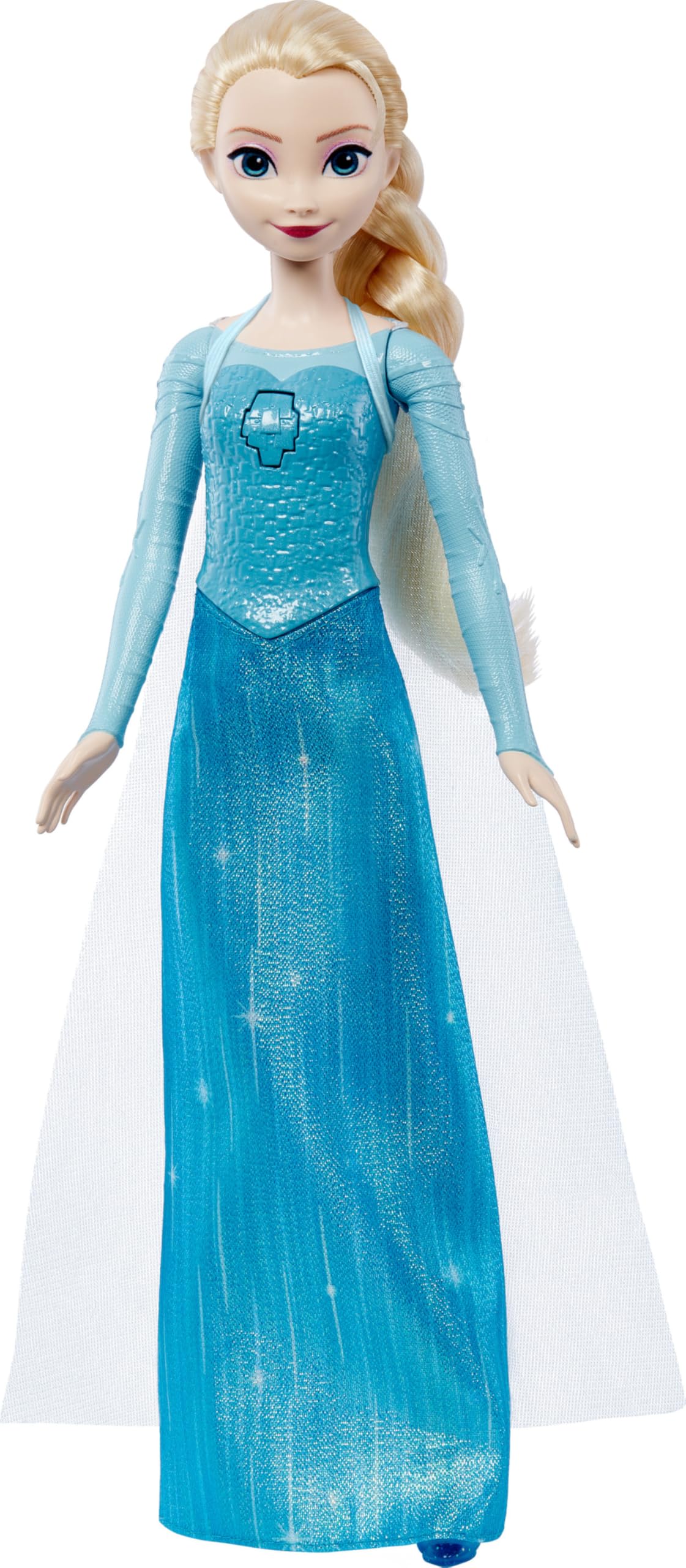 Mattel Disney Frozen Singing Elsa Doll - 'Let It Go' Musical Toy with Classic Outfit, Ages 3+