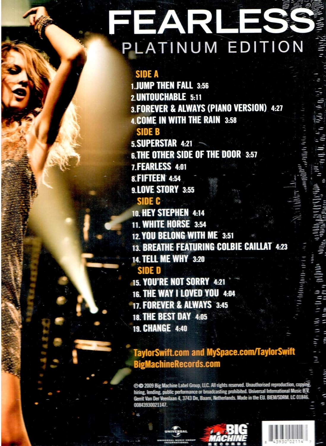 Taylor Swift - Fearless (Platinum Edition) [Audio CD]