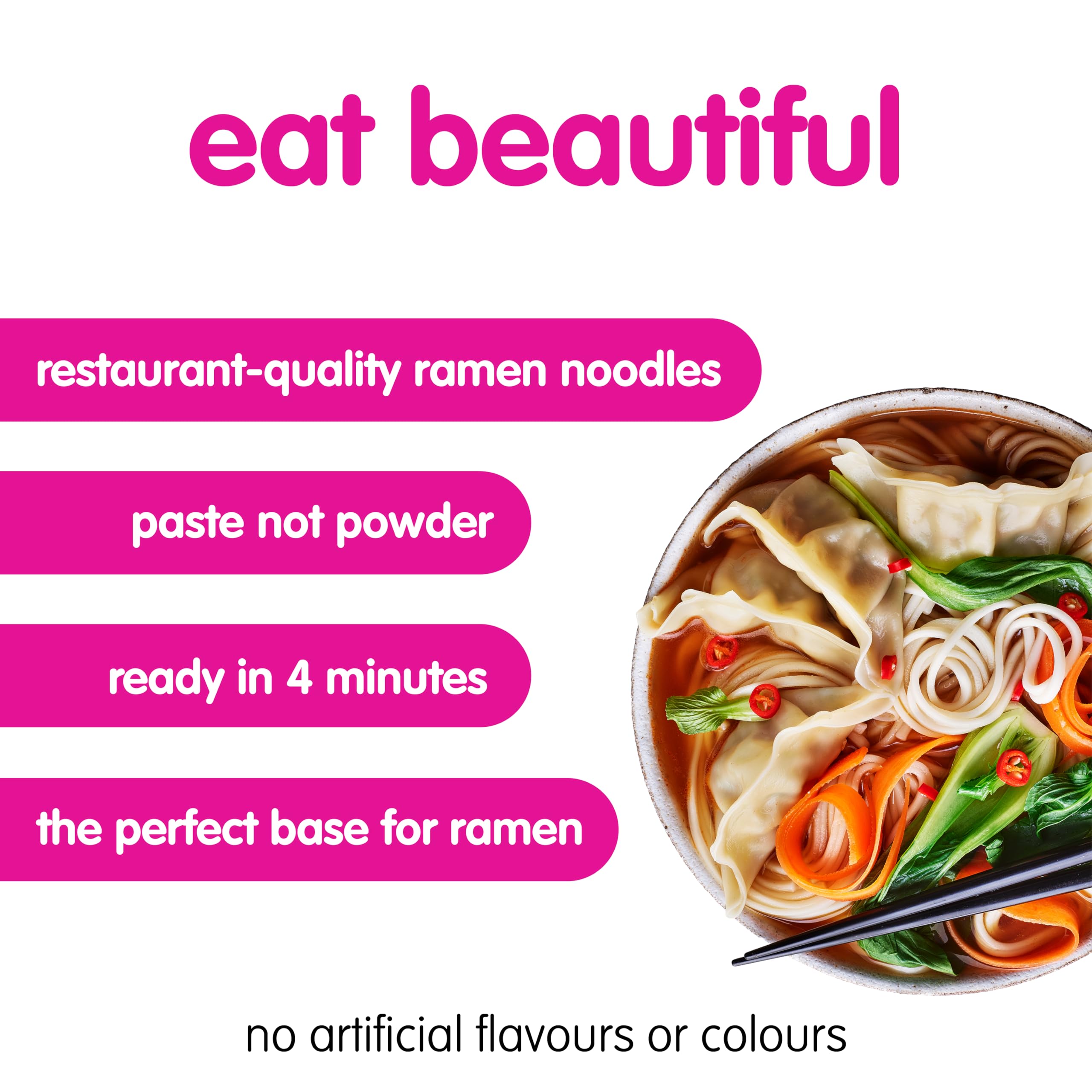 Itsu – Ramen-Fertignudeln 86 g | Original scharfe Brühe | Authentischer japanischer Geschmack | 6er-Pack 6