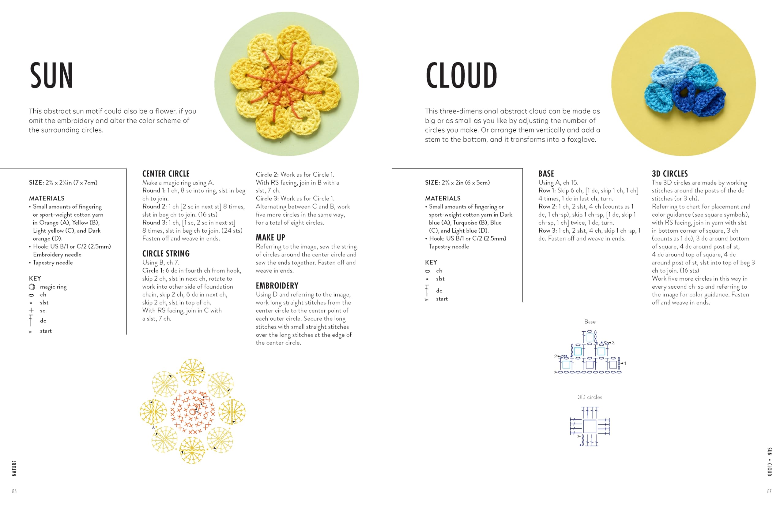 David & Charles Cozy Crochet Motifs: 75 Playful Motifs with Modern Retro Style | Paperback 9