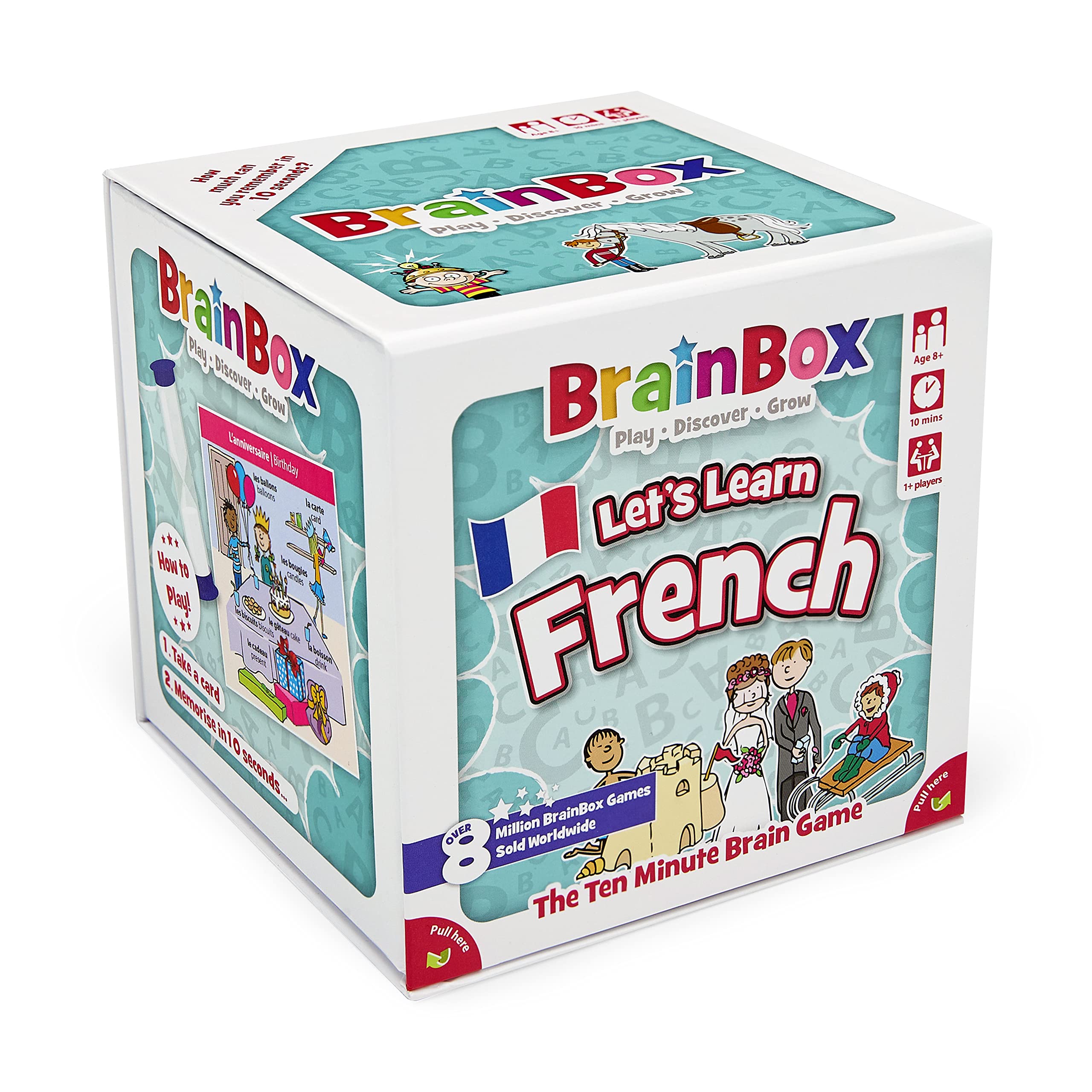 BrainBox Let's Learn French (2022) Card Game 8