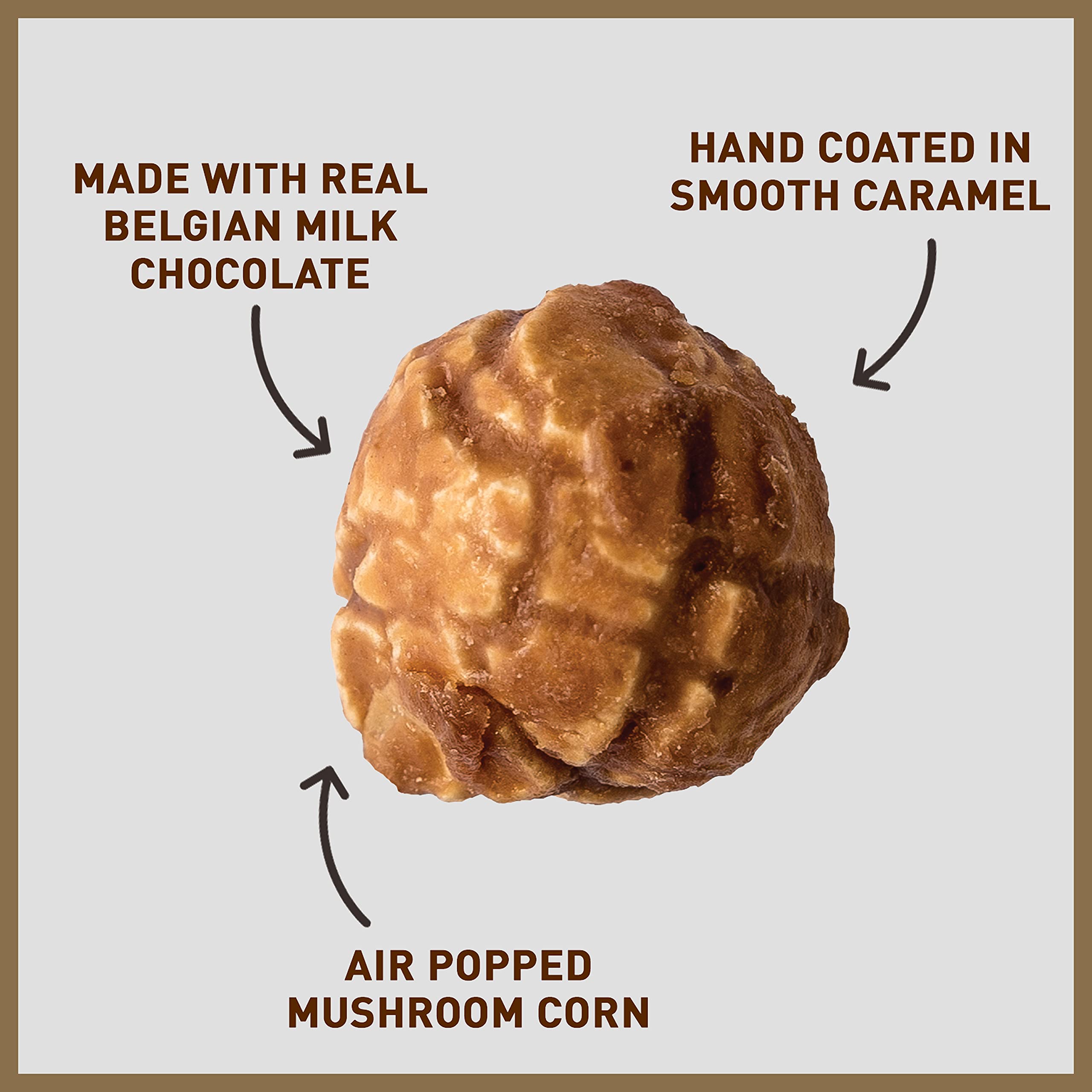 Joe & Sephs Belgian Chocolate Popcorn (4x80g) - Gourmet Air-Popped Snack, 1 Star Great Taste Award, Vegetarian, Movie Night Treat 5