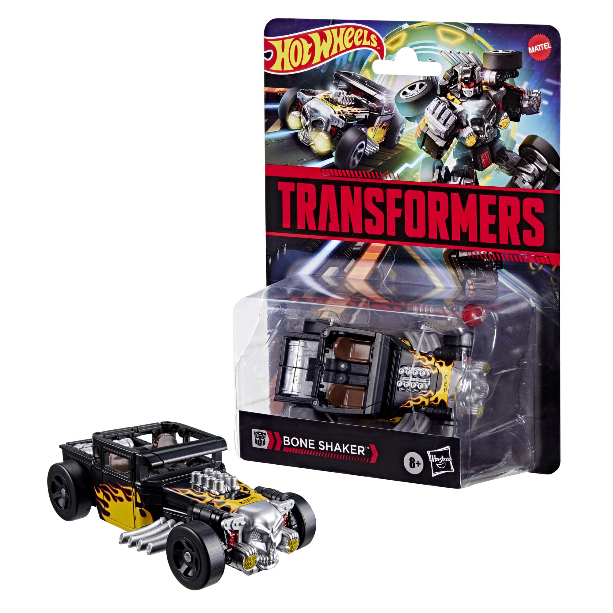 Transformers Bone Shaker - Hot Wheels x Collaborative Converting Action Figure | 12.5 cm