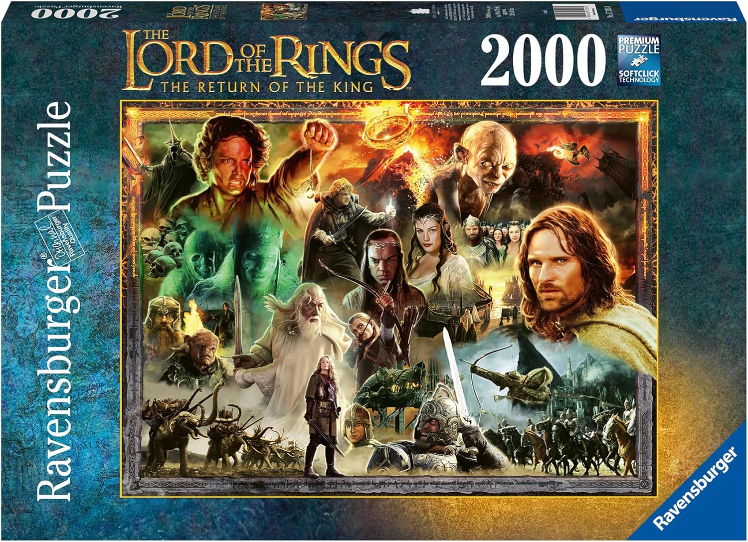 Ravensburger Lord of the Rings The Return of the King 2000-Piece Jigsaw Puzzle
