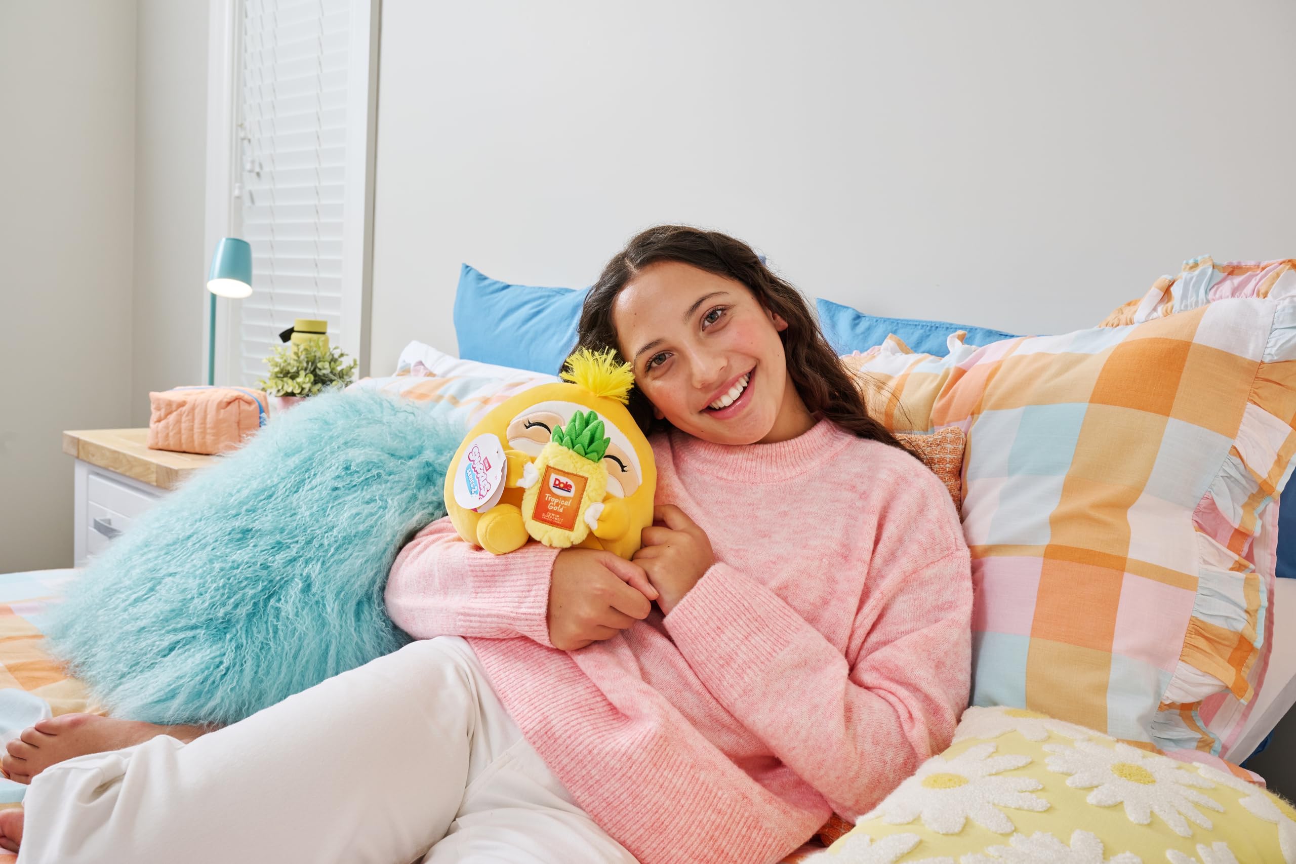 Snackles Series 2 - Pink Shrimp (Pringles, Sour Cream & Onion) Plush Toy, 8-inch Collectible Stuffed Animal 6