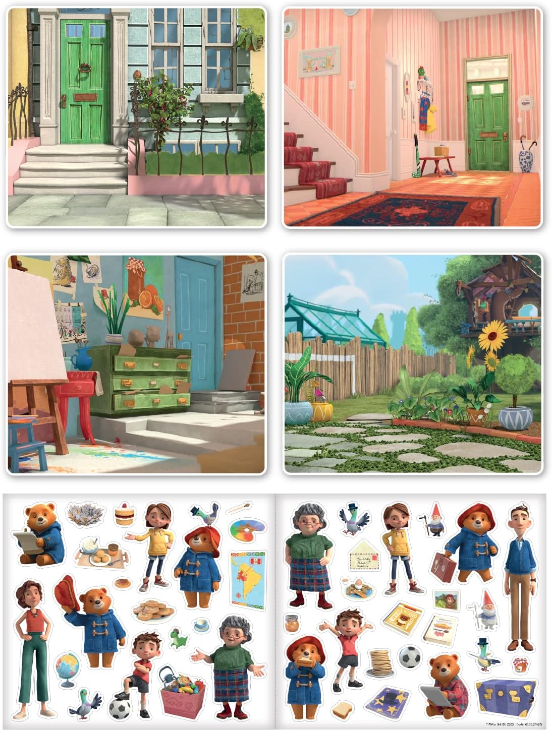 Paper Projects The Adventures of Paddington - Sticker Scene Activity Set 3