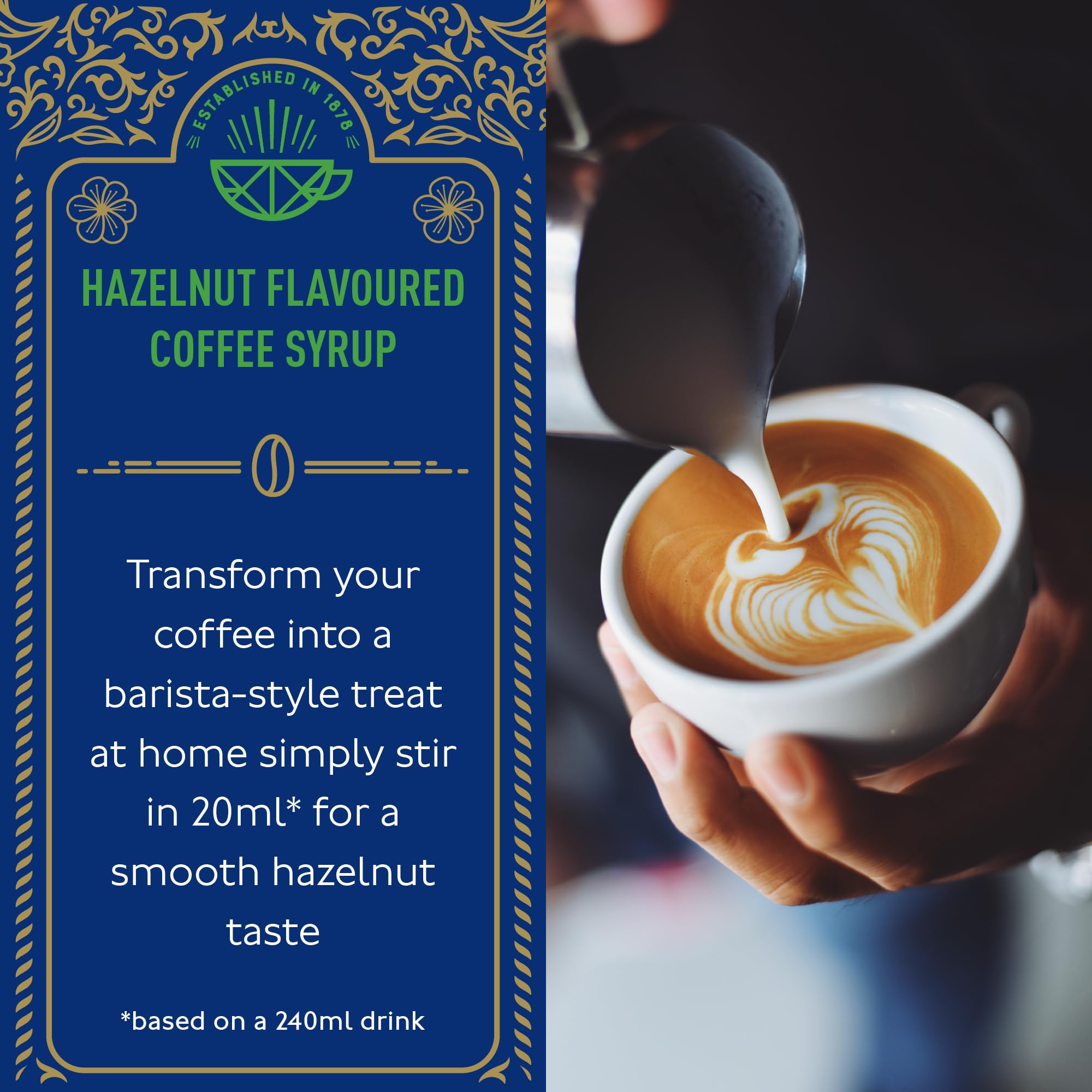 Tate & Lyle - Fairtrade Hazelnut Coffee Syrup 750ml 4