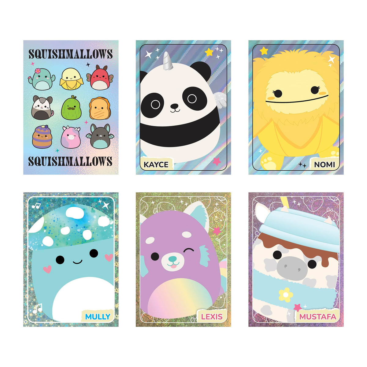 Panini Squishmallows It’s Giving Squish Sticker Collection Starter Pack 6