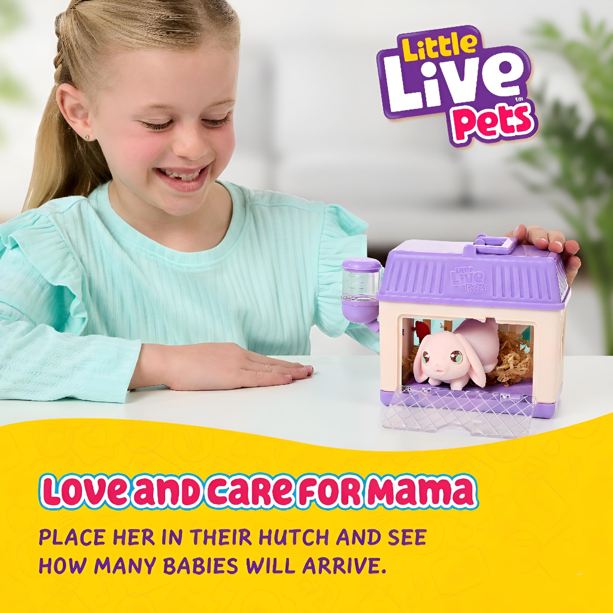 Little Live Pets Mama Surprise Minis Bunny Toy Playset | Surprise Babies & Accessories | Ages 5+