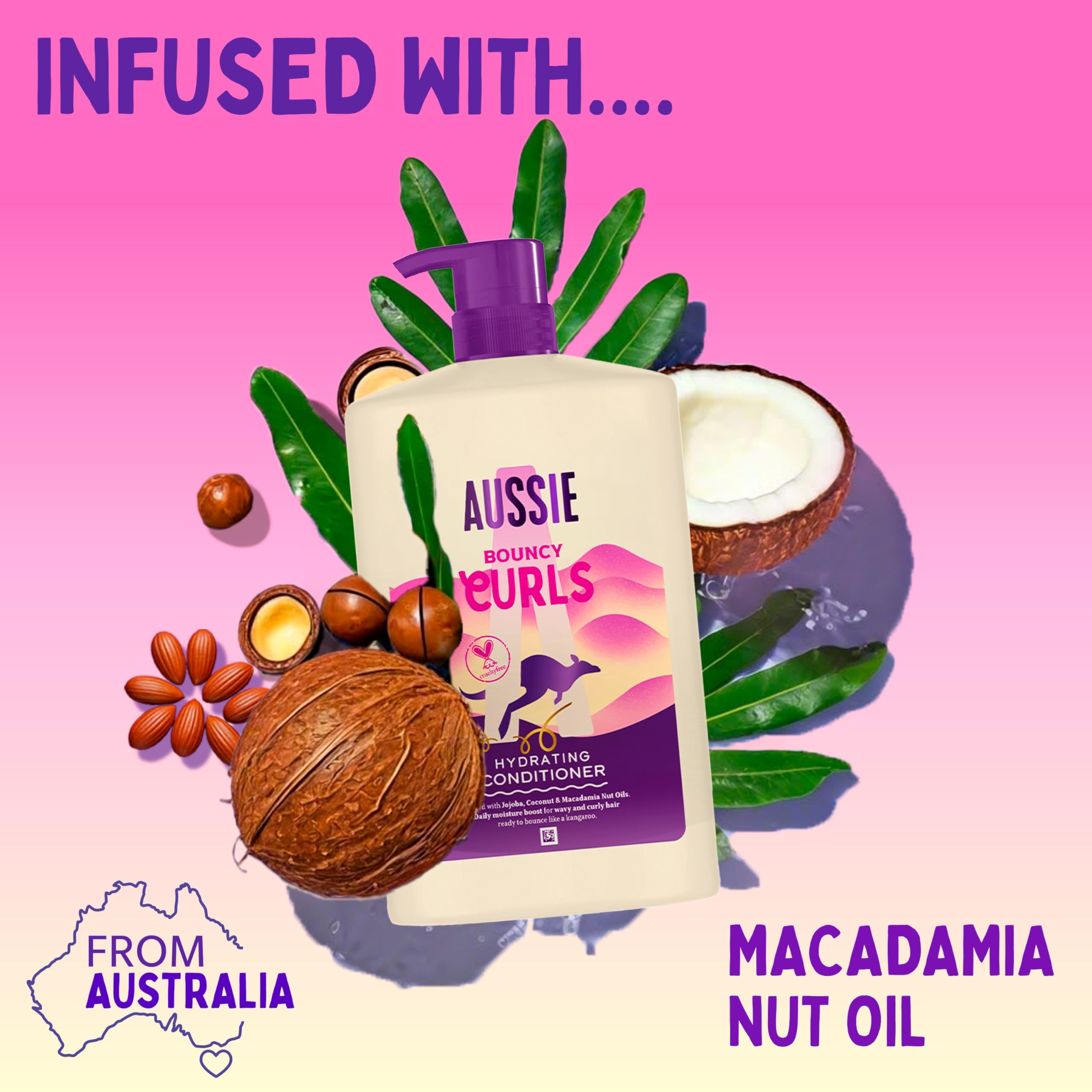 Aussie Bouncy Curls Hydrating Conditioner (1L) - Lightweight Moisture for Curly & Wavy Hair 7