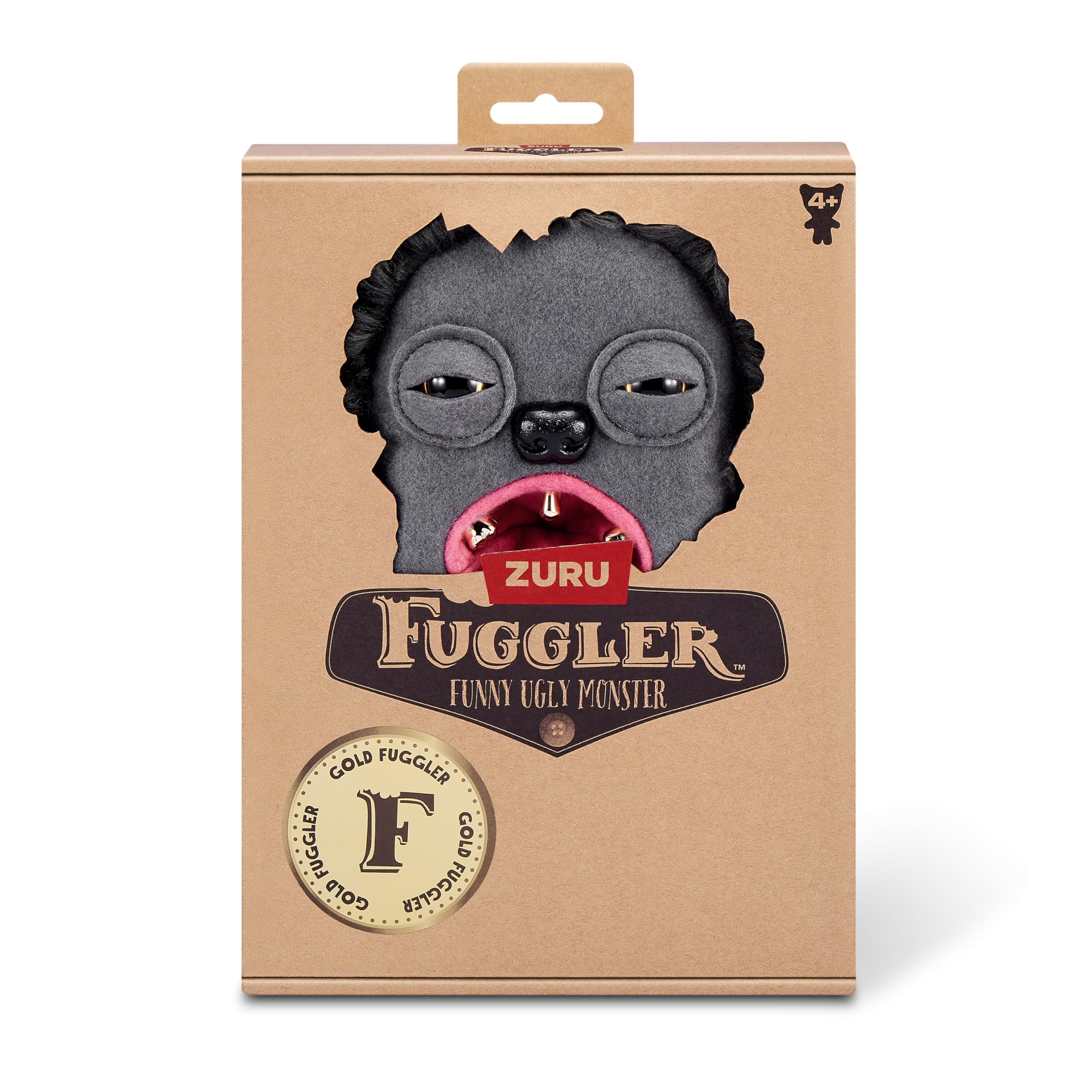 Fuggler Gold Fuggs by ZURU - Funny Ugly Monster Plush Collectible Toy, 9" Hedge Grog Edition 5