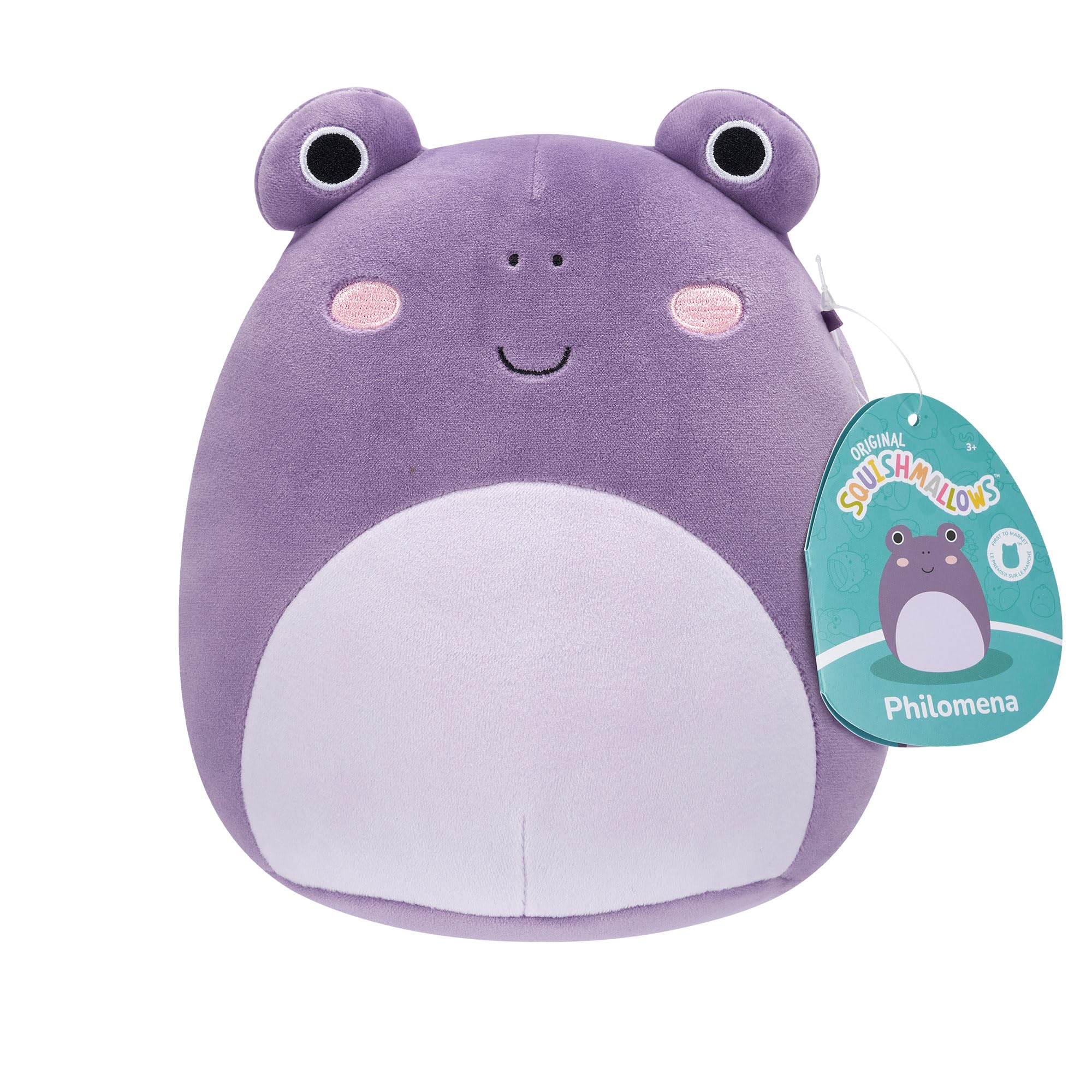 Squishmallows 7.5 Inch Plush - Philomena the Purple Toad Collectible 12