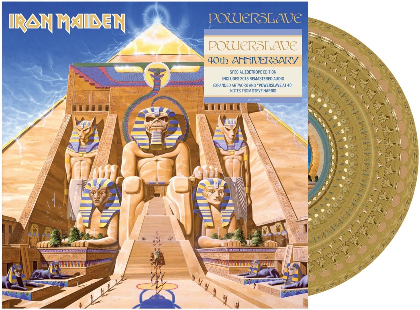 Iron Maiden - Powerslave (40th Anniversary Limited Edition Zoetrope Vinyl) [VINYL]