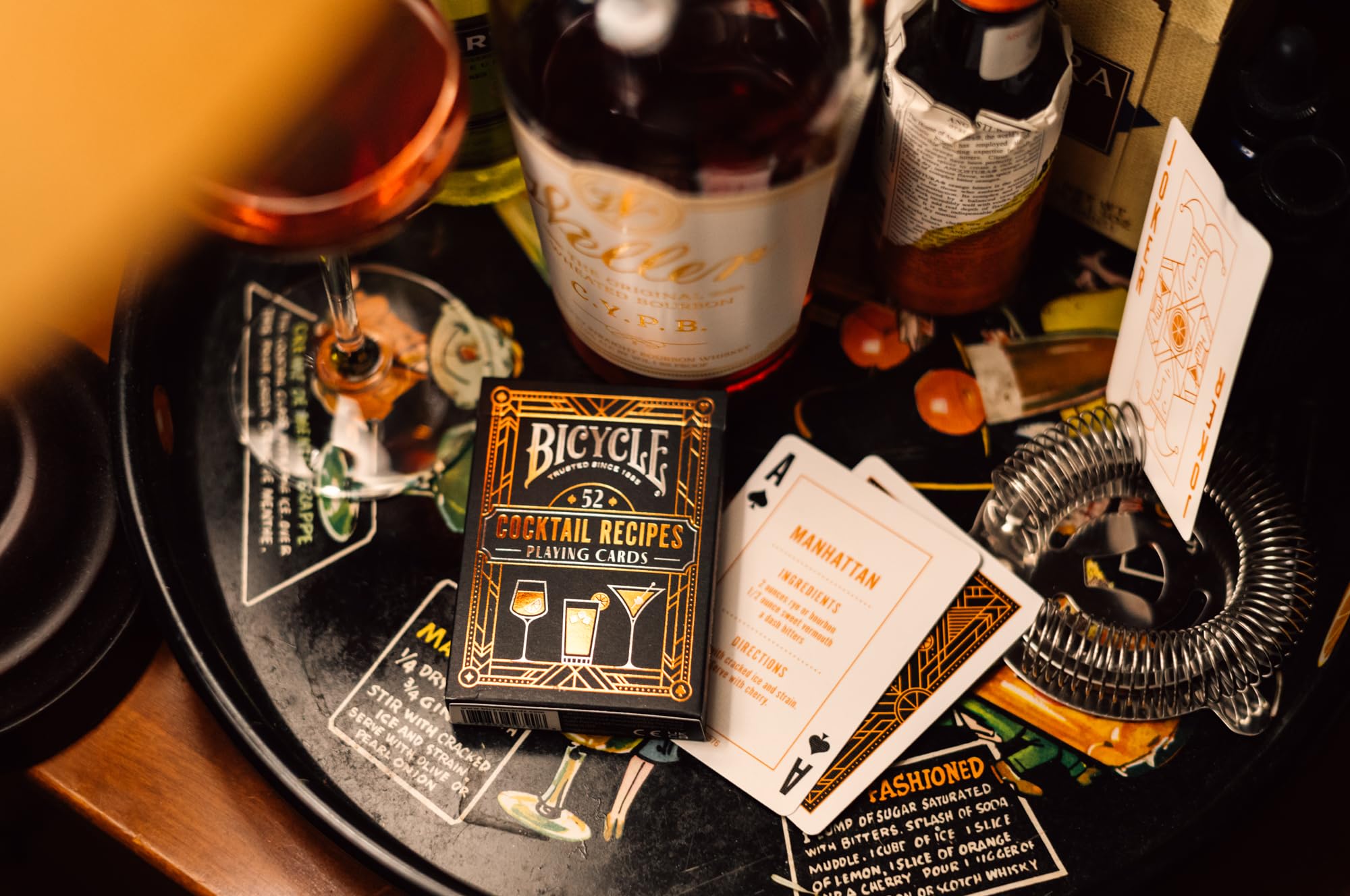 Bicycle Cocktail Playing Cards Deck with 52 Cocktail Recipes 5