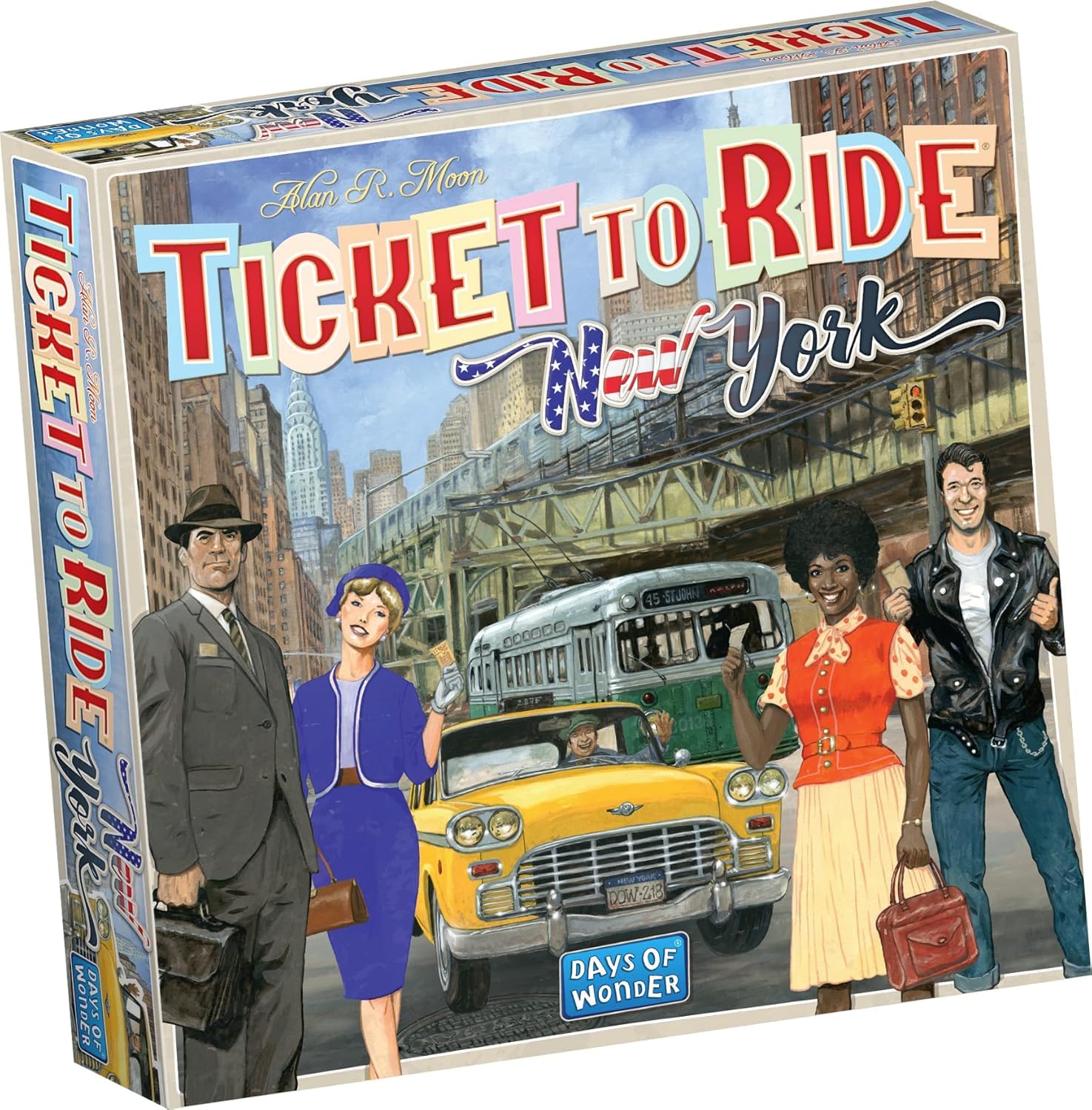 Days of Wonder Ticket to Ride New York Board Game | Ages 8+ | 2-4 Players | 10-15 Min Playtime