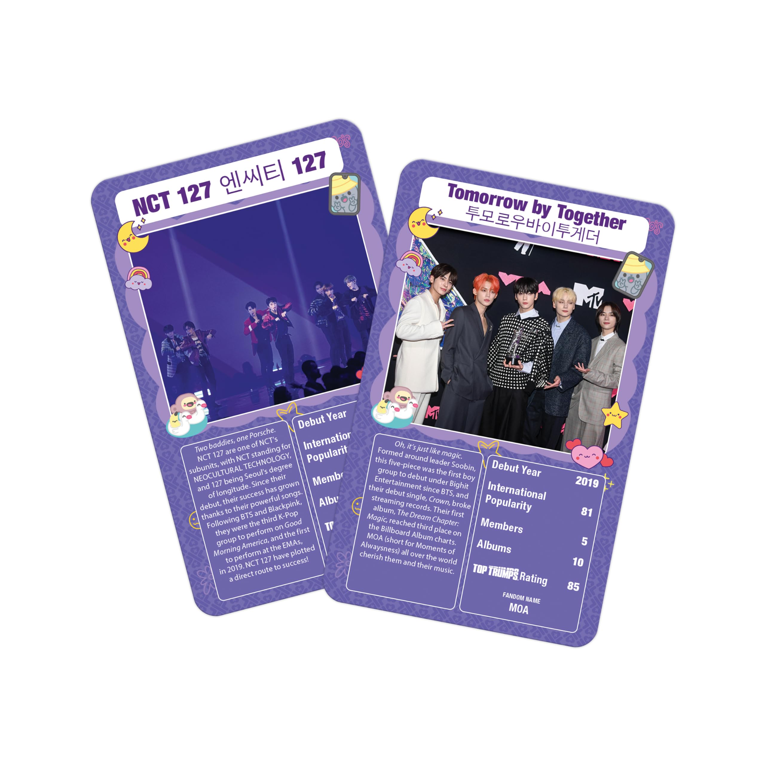 Top Trumps K-Pop Card Game with BTS, Seventeen, NJZ, PSY, Jessi 10