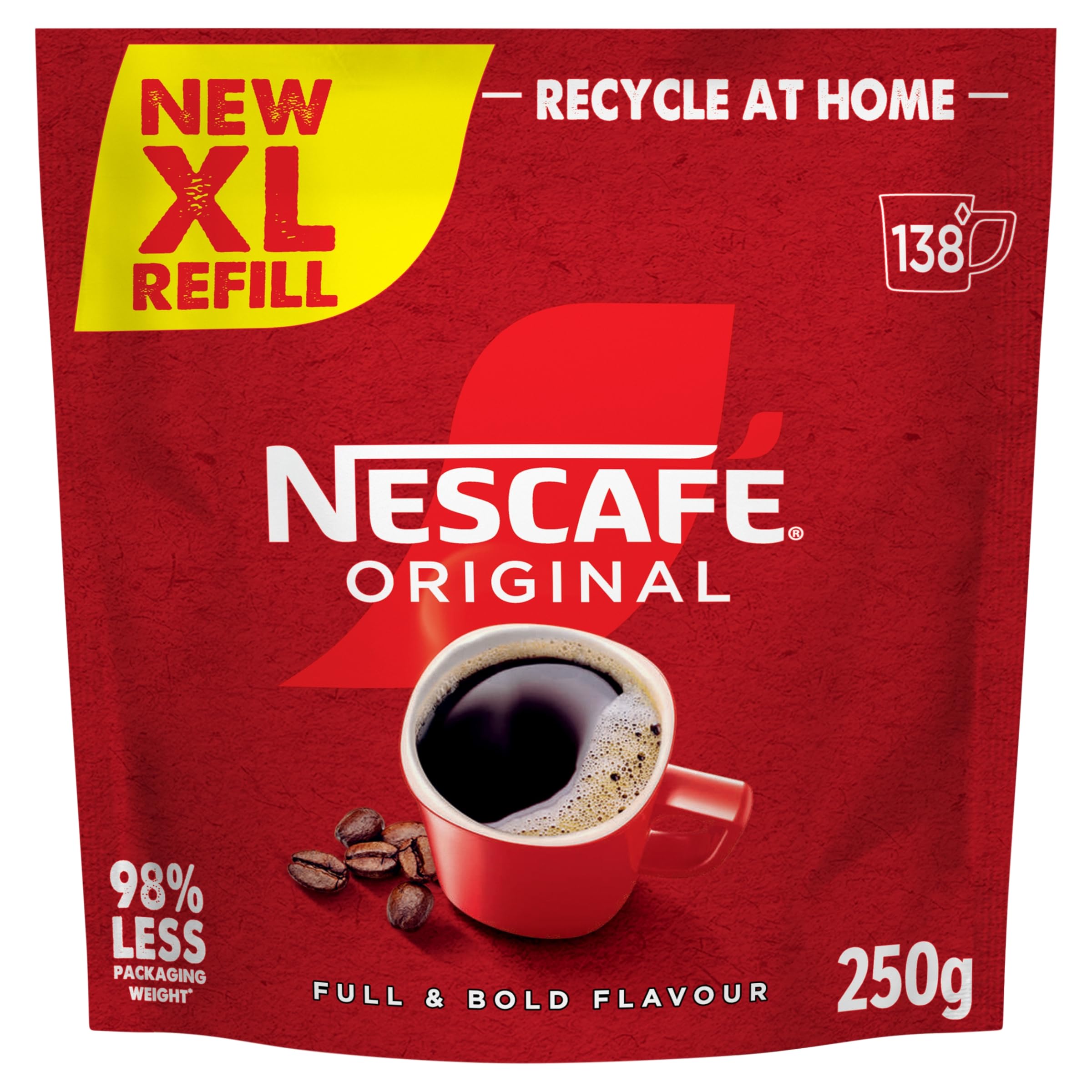 NESCAFÉ Original Instant Coffee Refill - Full Flavoured | 250g Granules