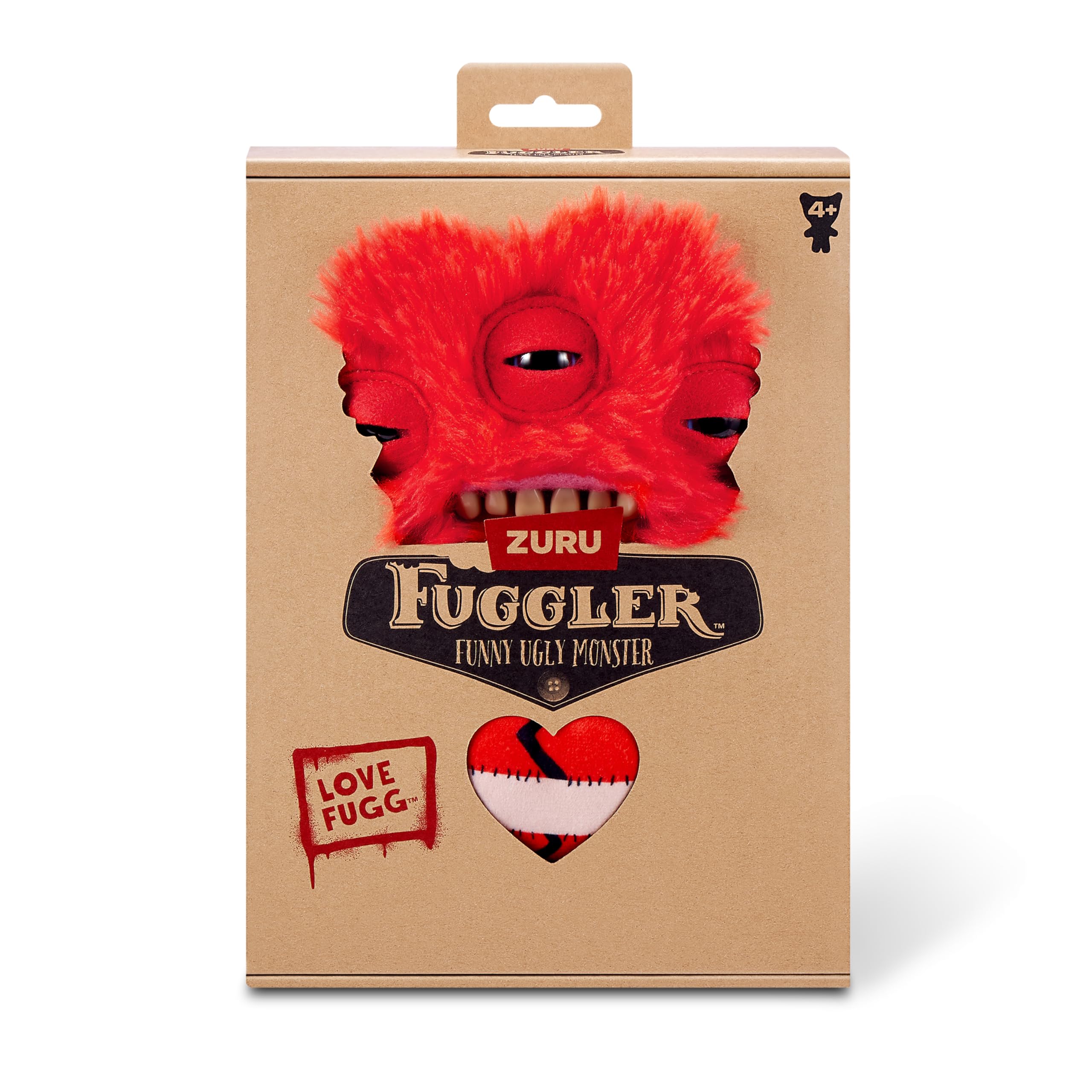 Fuggler Love Fugg by ZURU - Annoyed Alien Red Plush Collectible Toy 8