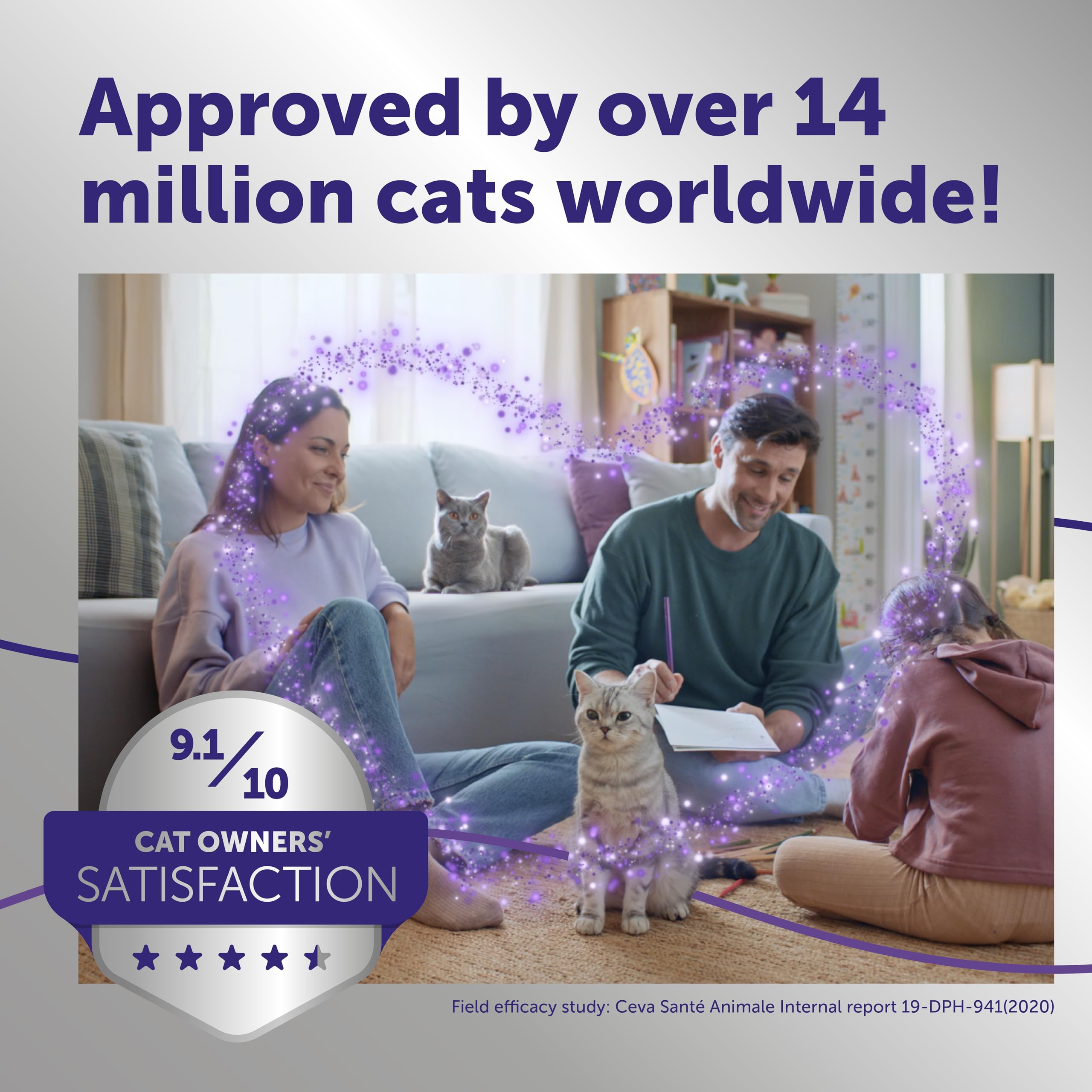Feliway Optimum Cat Calming Refills - 3 x 30 Day Supply | Drug-Free | Covers up to 70m² 6
