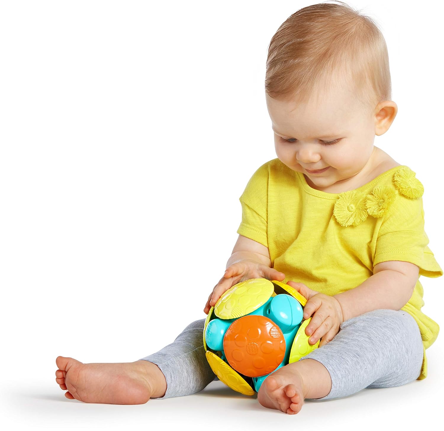 Bright Starts Wobble Bobble Ball - Interactive Chase Toy for Babies 7