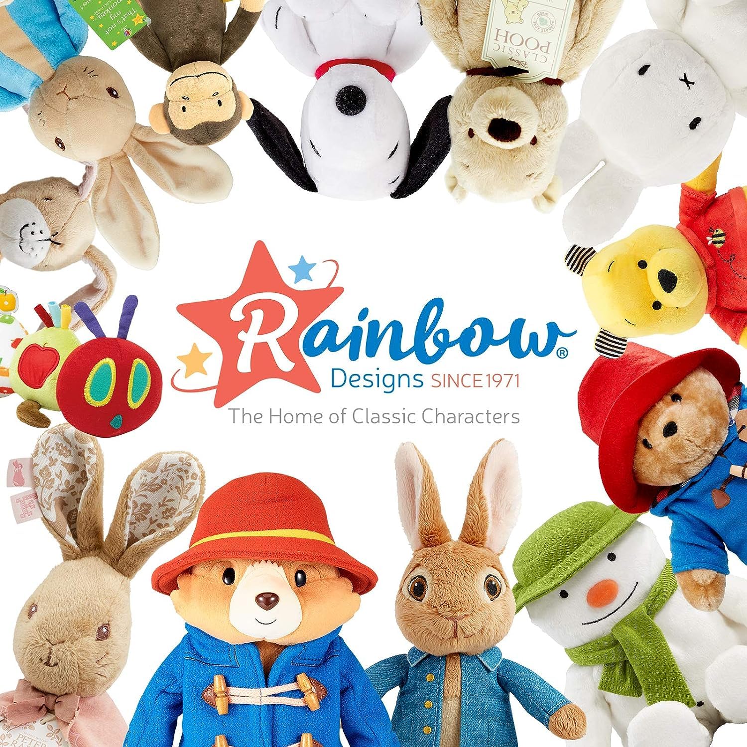 Rainbow Designs Signature Flopsy Deluxe Plush Toy - Newborn & Toddler Gifts 4