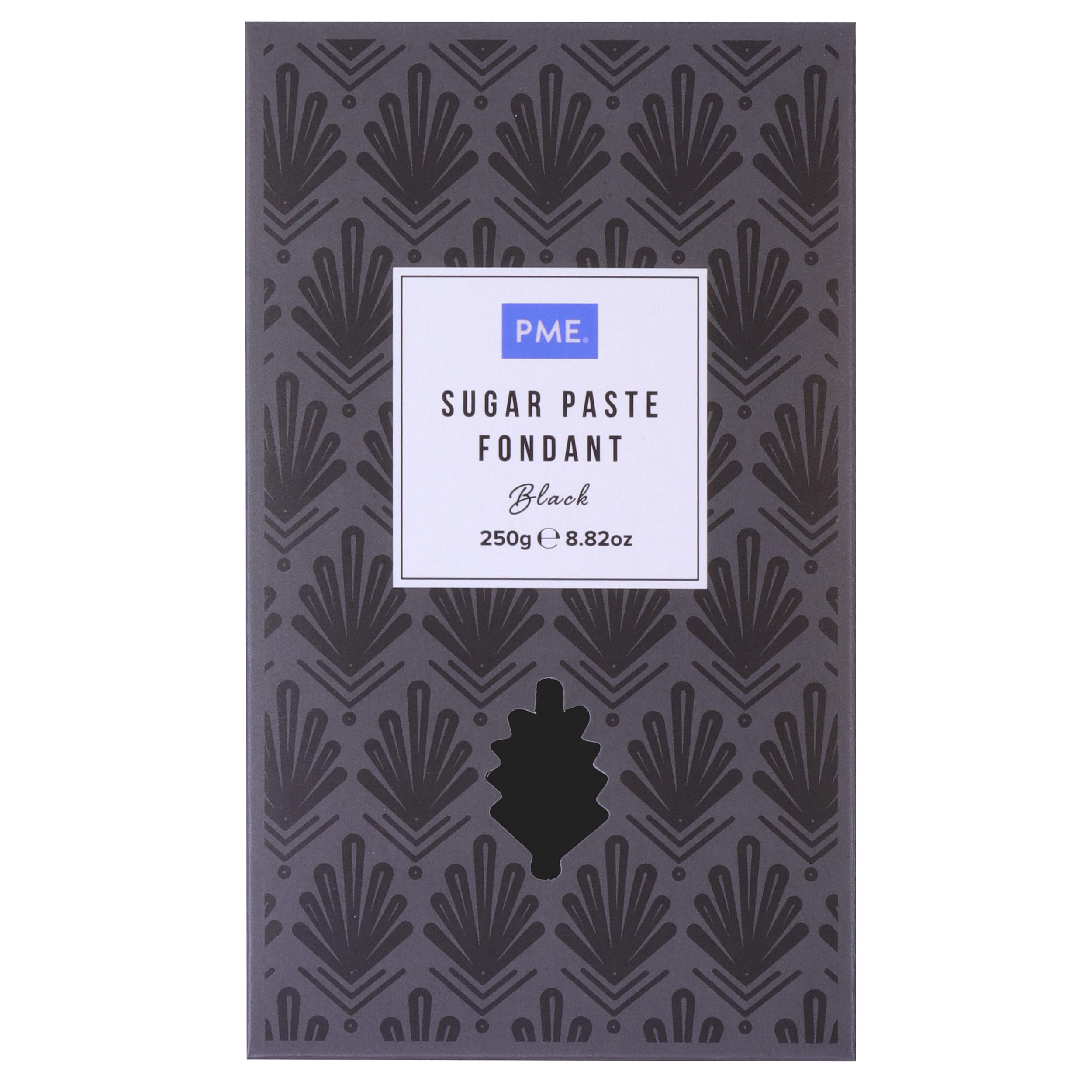 PME Sugar Paste Fondant - Black | 250g | Thermo-Tech Ready-to-Roll
