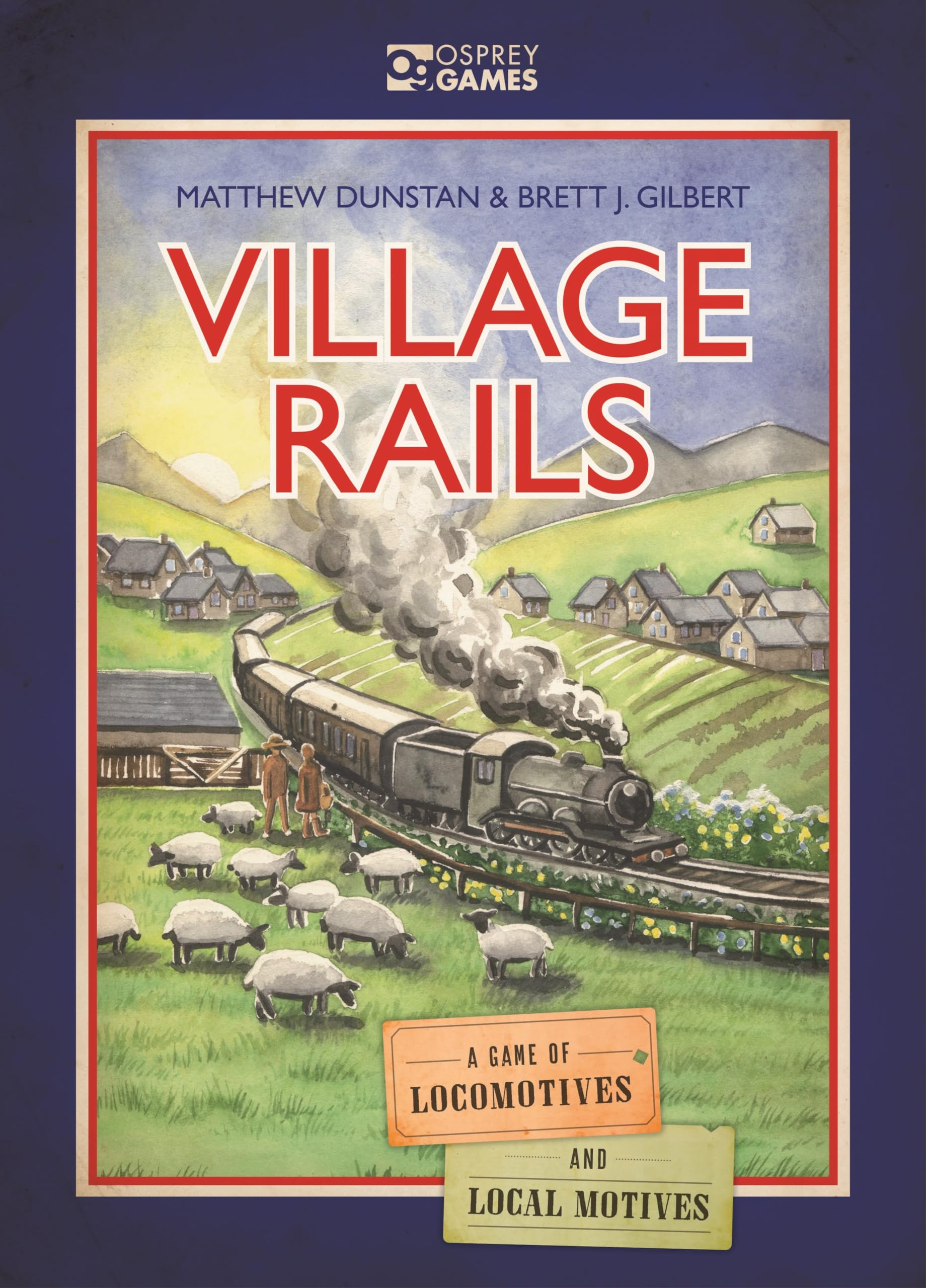 Osprey Games Village Rails Card Game