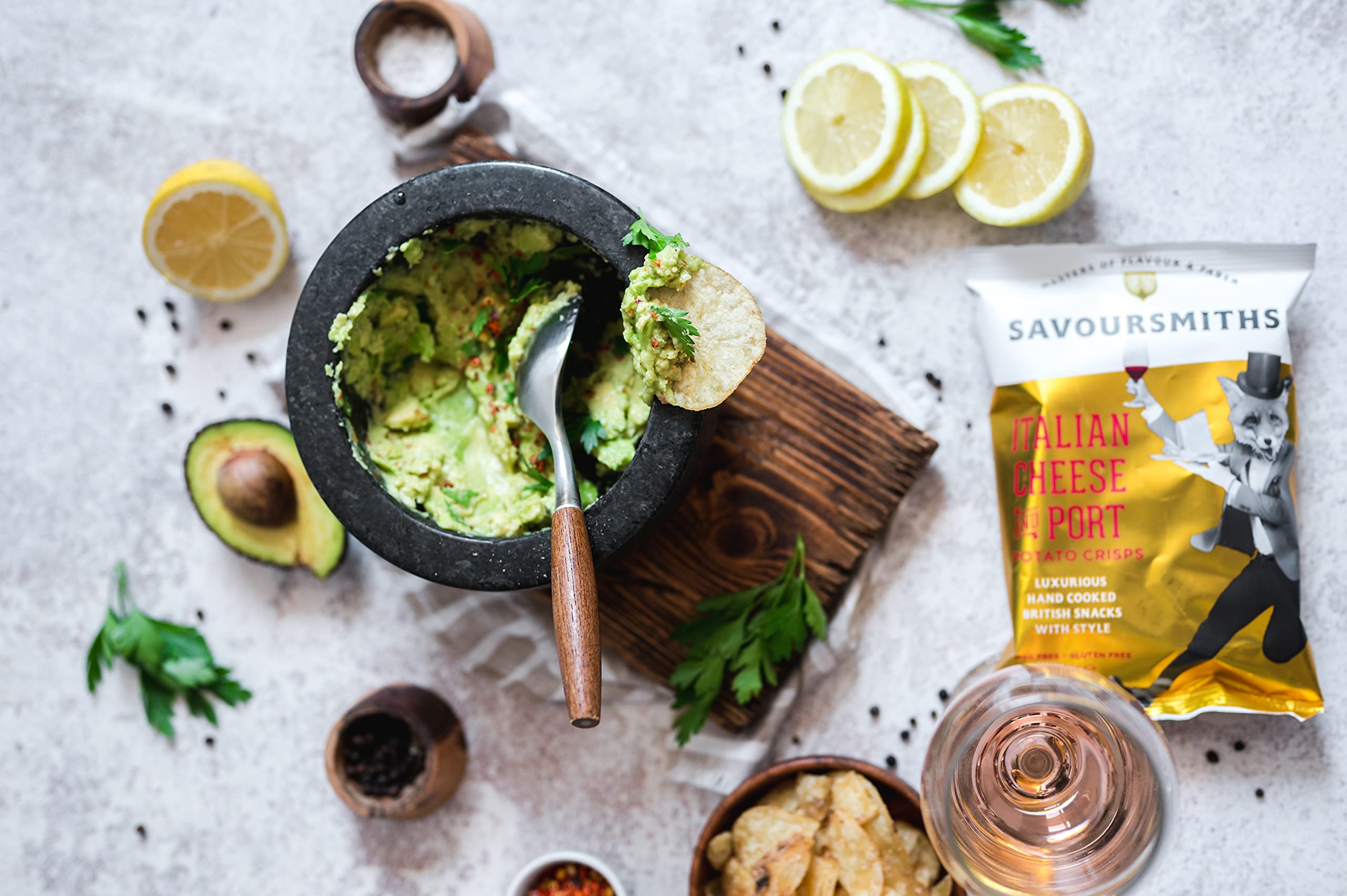 Savoursmiths Taster Pack - Luxury Hand-Cooked British Potato Crisps 7-Count, 280g 4