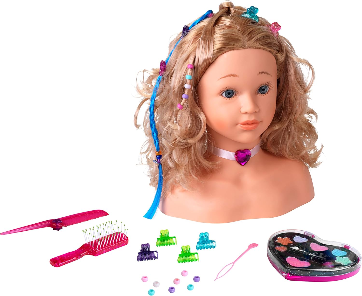 Theo Klein Princess Coralie Make-Up & Hairdressing Head Sophia with Accessories