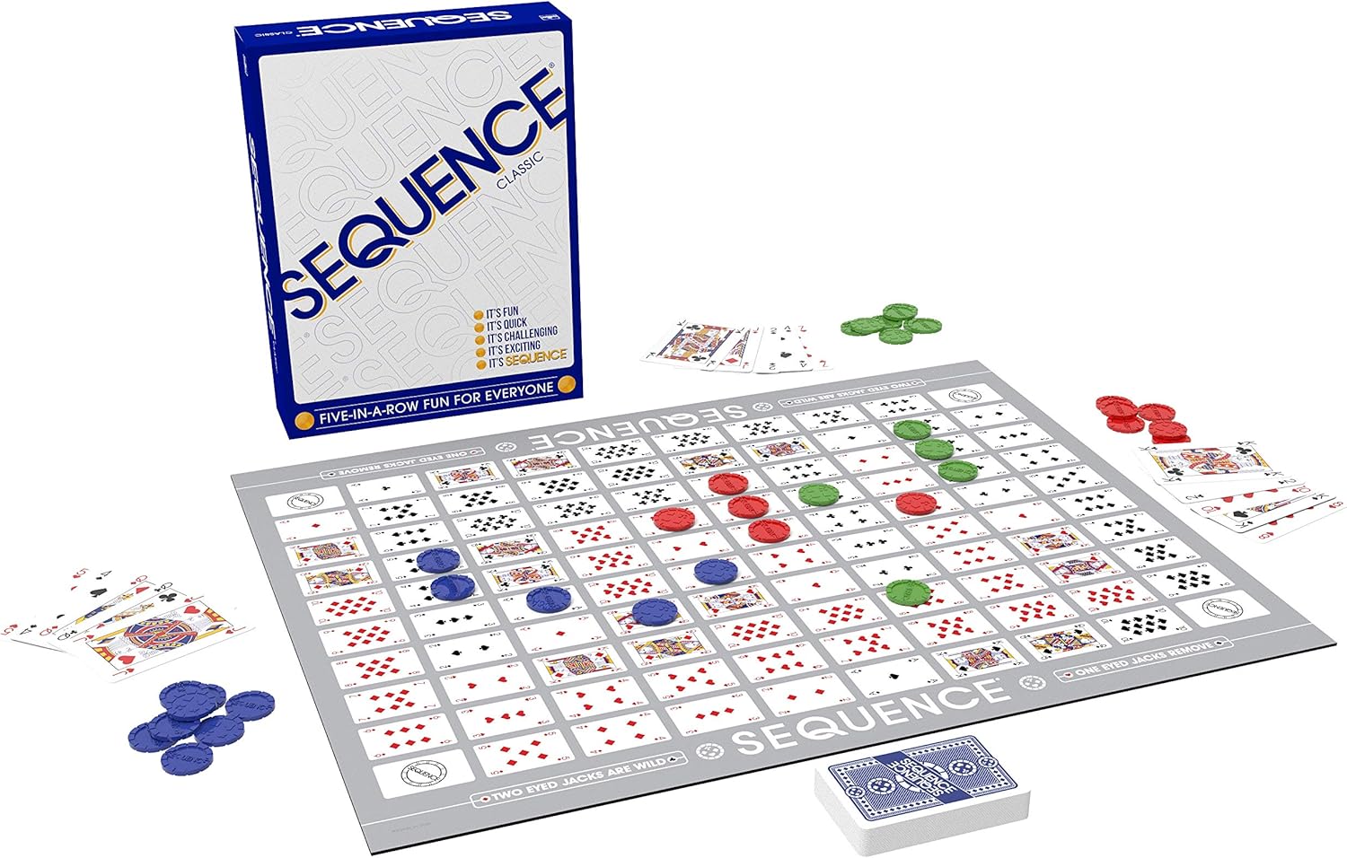 Sequence Fun Family Strategy Game Board Game 5
